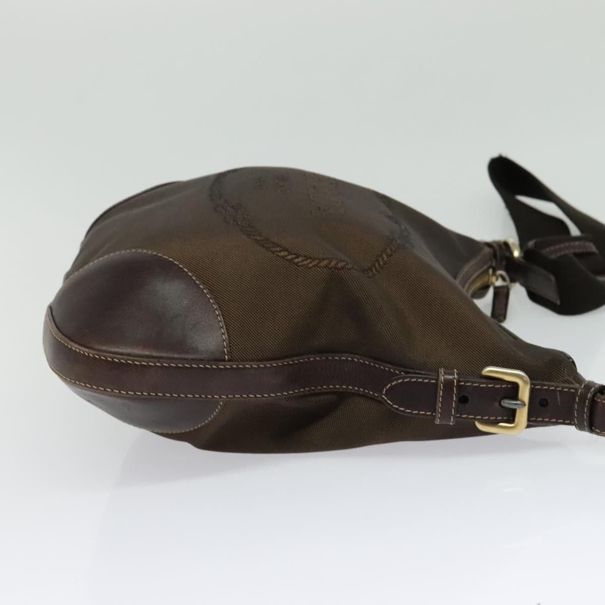 Prada PRADA Shoulder Bag Canvas Brown Gold Size ONE SIZE - 5 Thumbnail