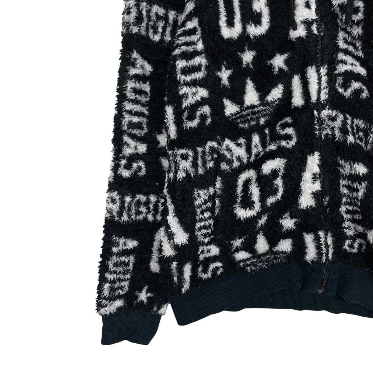 Adidas Adidas Fullprint Fleece Zipper Hoodie Size US M / EU 48-50 / 2 - 3 Thumbnail