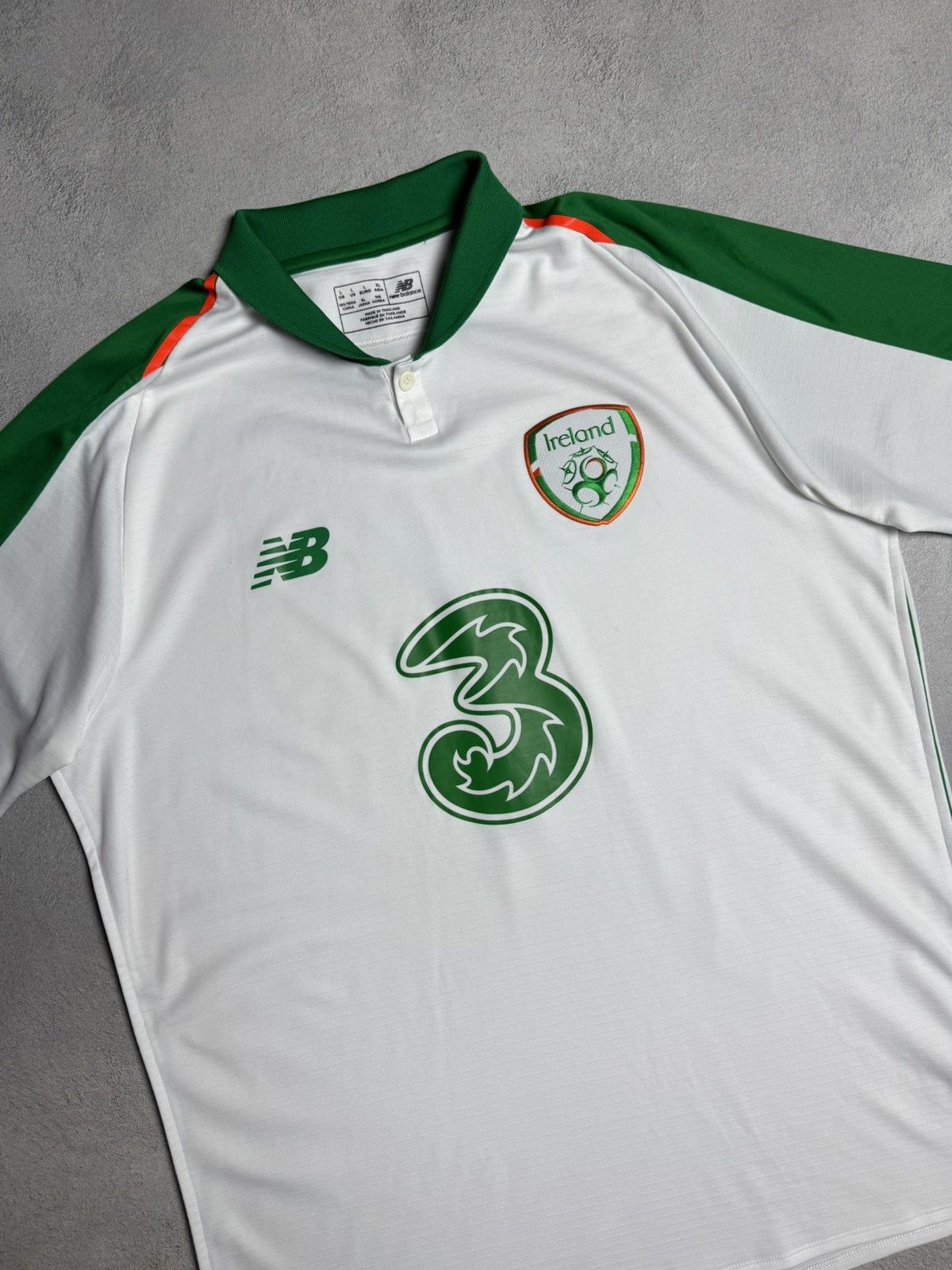 New Balance Ireland 2018 2019 Away Shirt Soccer Jersey New Balance Size US L / EU 52-54 / 3 - 3 Thumbnail