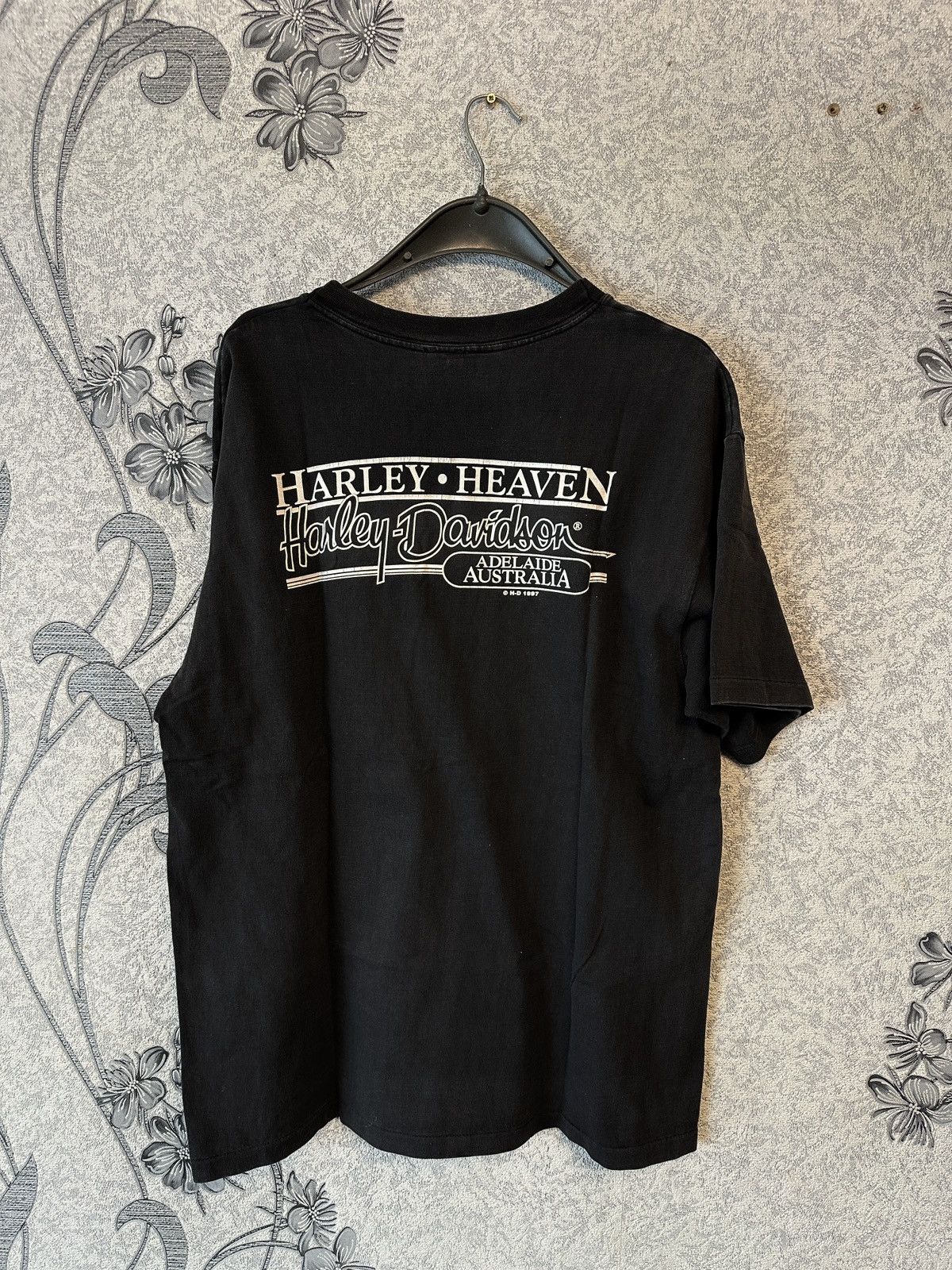 Harley Davidson Vintage Harley Davidson T-Shirt Men's 3D Emblem Eagle 1990 Size US L / EU 52-54 / 3 - 5 Thumbnail