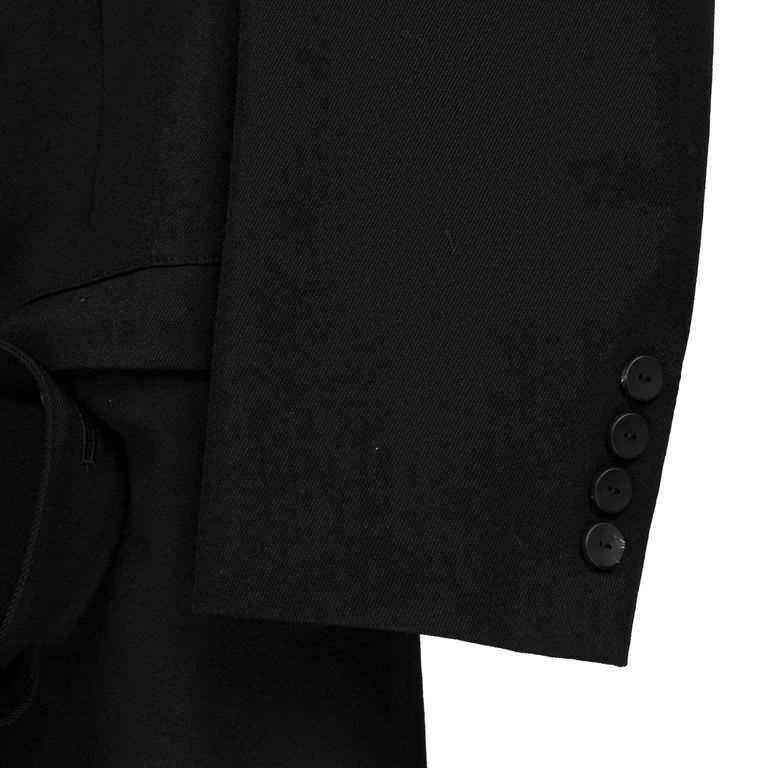 Yohji Yamamoto Yohji Yamamoto Pour Homme - 5 BELTS DOUBLE BREASTED JACKET Size US L / EU 52-54 / 3 - 14 Thumbnail
