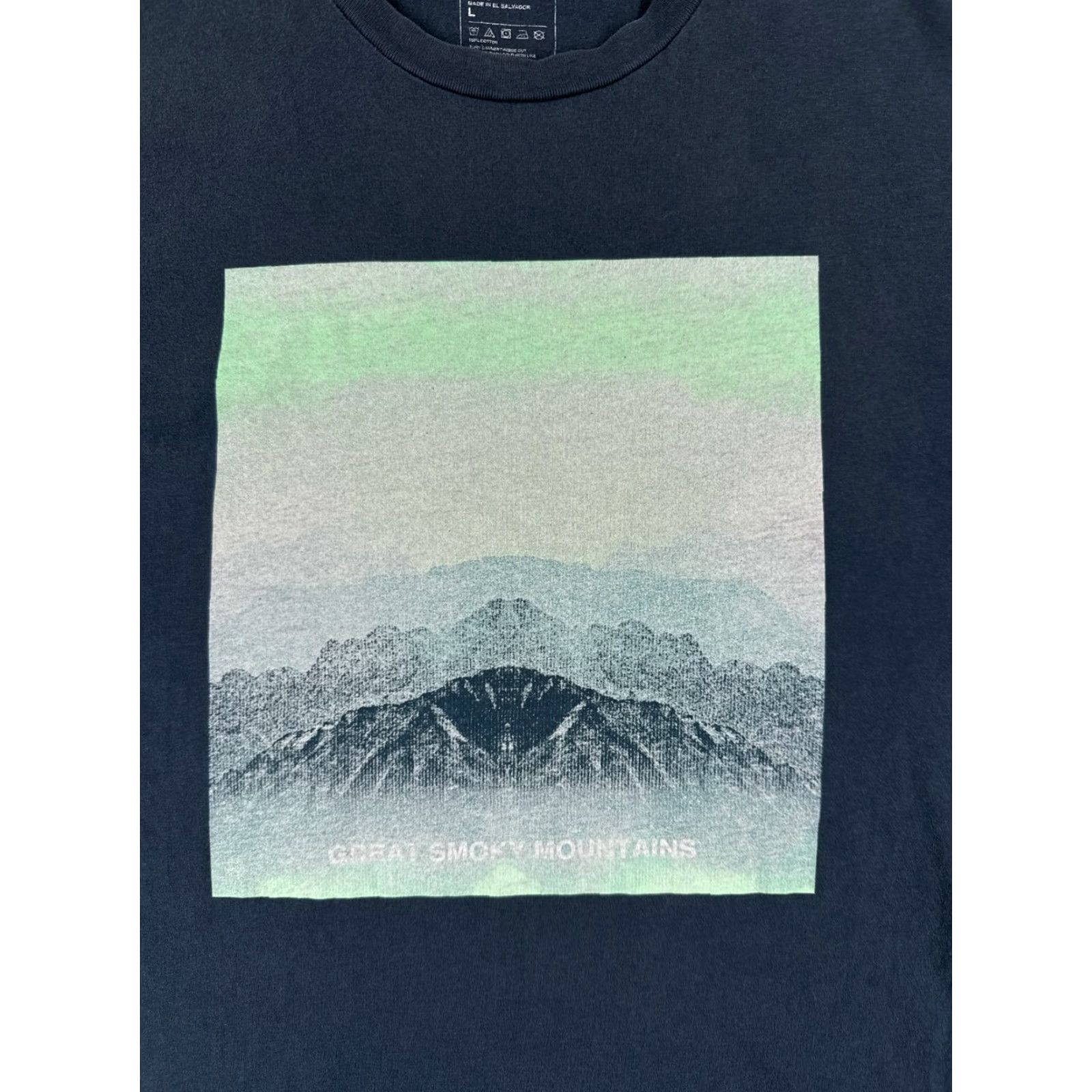 The North Face The North Face Shirt Men Large Black Short Sleeve Crew Cotton Smokey Mountains Size US L / EU 52-54 / 3 - 6 Thumbnail