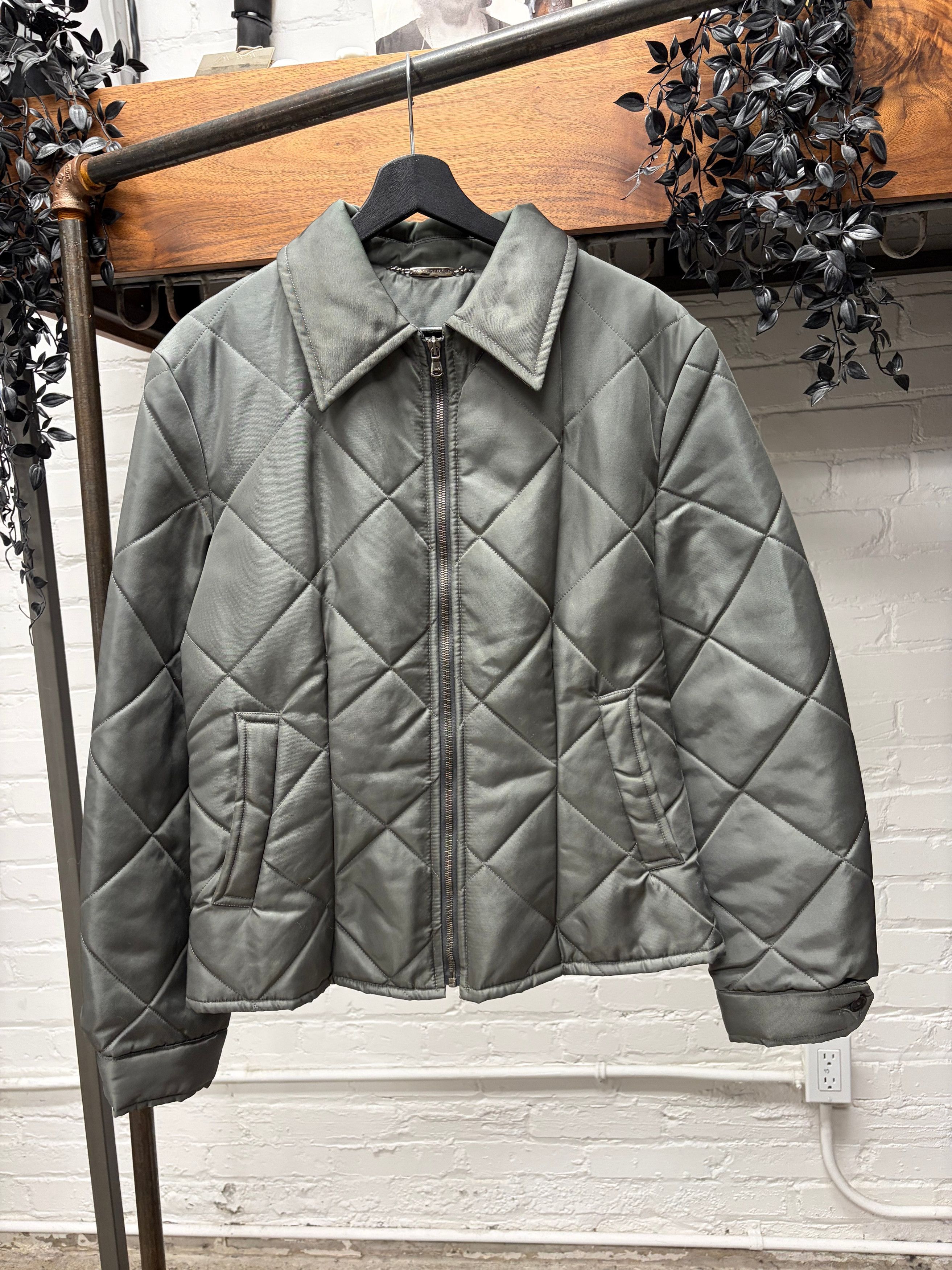 Dolce & Gabbana 2000s Dolce & Gabbana Military Inspired Quilted Zip-Up Jacket Size US M / EU 48-50 / 2 - 1 Thumbnail