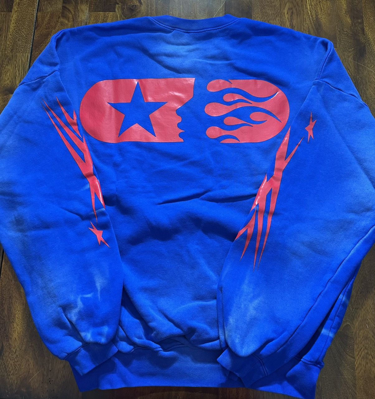 HELLSTAR Hellstar Blue Sports Crewneck Size US XL / EU 56 / 4 - 5 Thumbnail