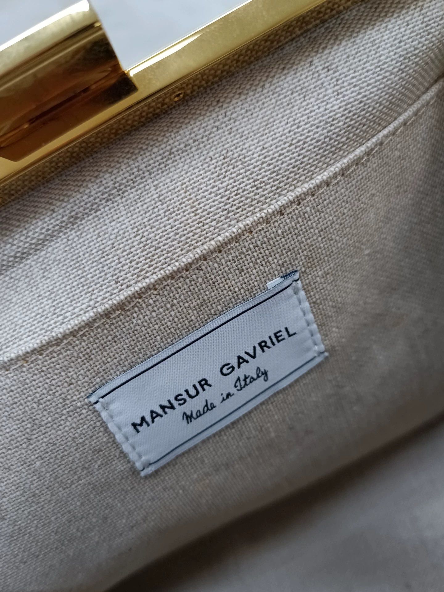 Mansur Gavriel MANSUR GAVRIEL Checkered Bag w/Dust & Chain 25.5x10.5x13.5 Size ONE SIZE - 6 Thumbnail