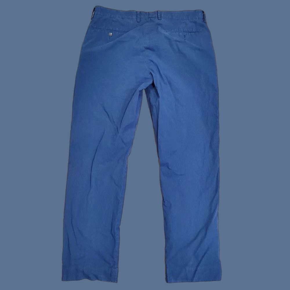 J.Crew J.Crew Slim Bedford Chino Pants Mens 34x32 Blue Stripe Lightweight Casual Business Regular Slim Straight Pocket Front Zip Fly Button Closure Size US 34 / EU 50 - 1 Thumbnail