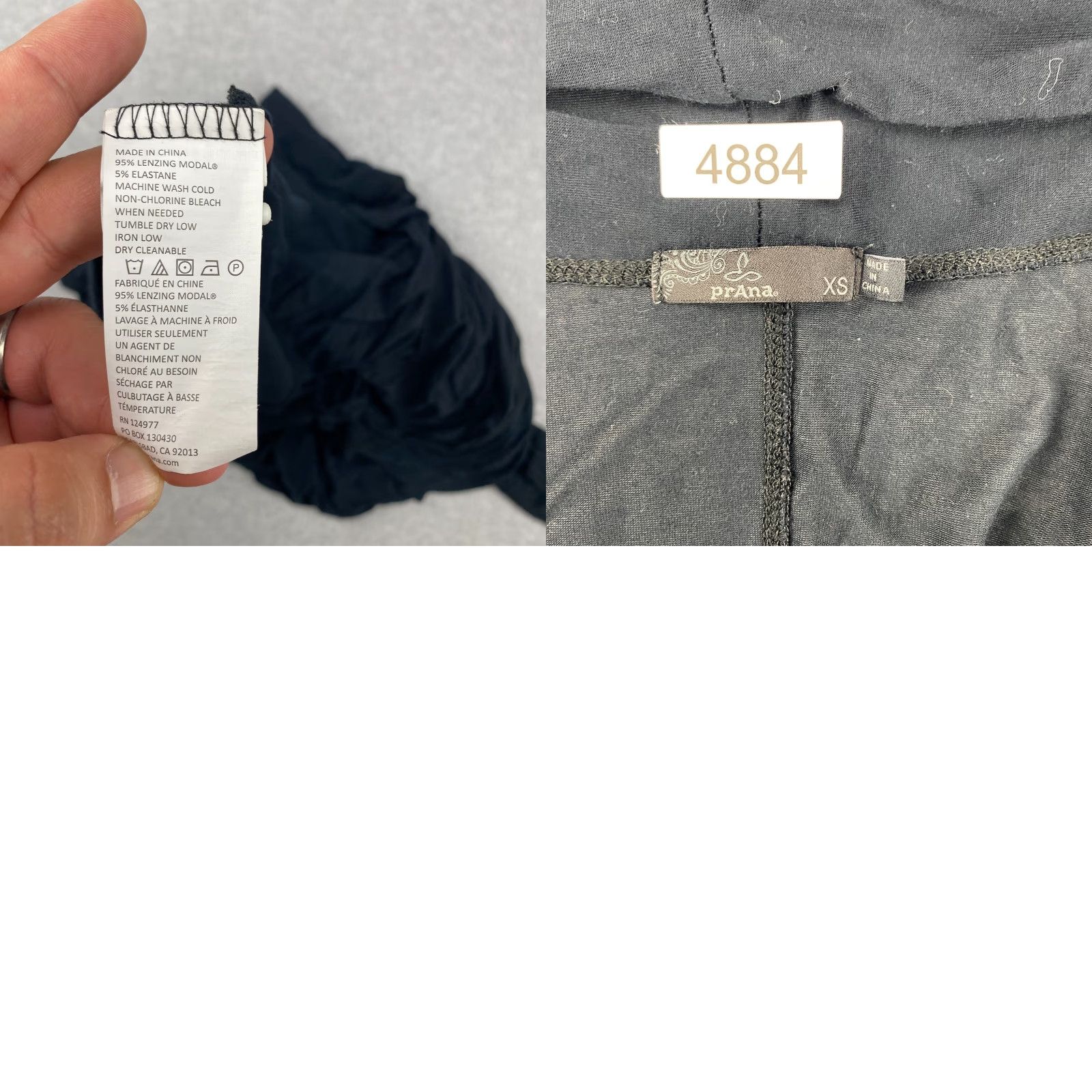 Prana VINTAGE: No, Prana Cardigan XS Womens Black Munra Wrap Lightweight Open Front Modal Pockets Shirt Size XS / US 0-2 / IT 36-38 - 9 Thumbnail
