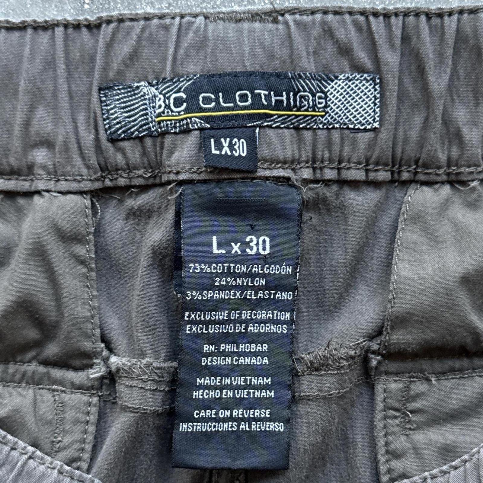 Other Grey And Black Cargo Tactical Pants Turn Into Shorts Size US 34 / EU 50 - 7 Thumbnail