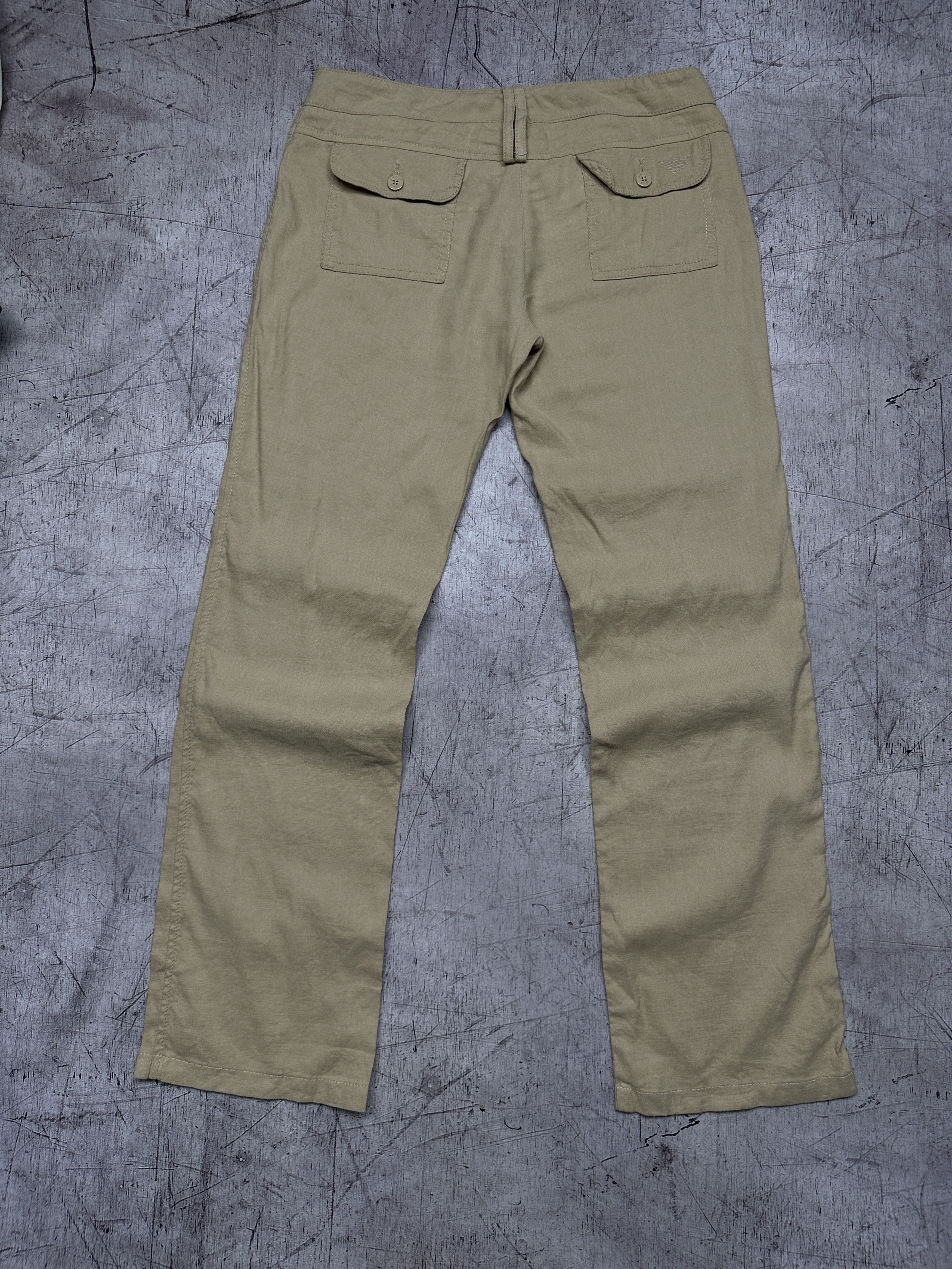 Armani Armani Jeans Womens Linen Pants Size 28" / US 6 / IT 42 - 10 Thumbnail