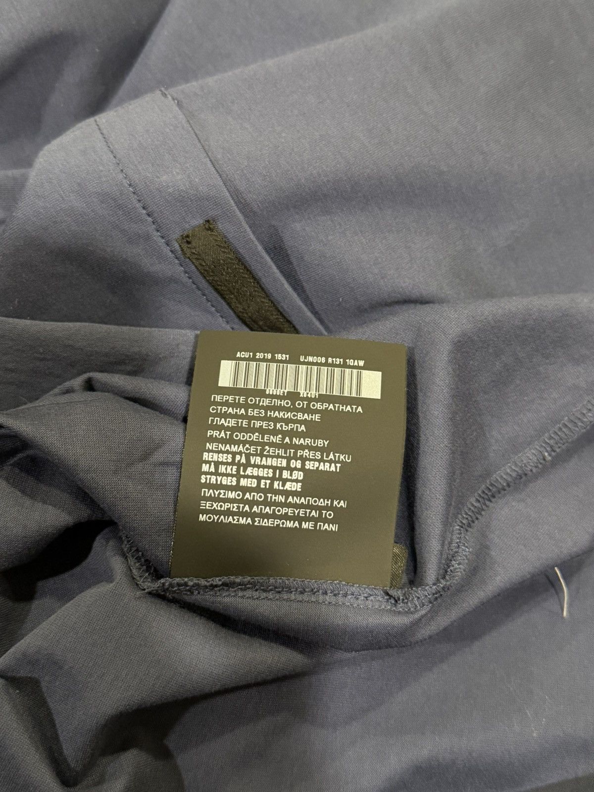 Prada Prada Navy Blue Pocket Mini Logo T-Shirt Size US XXL / EU 58 / 5 - 19 Thumbnail