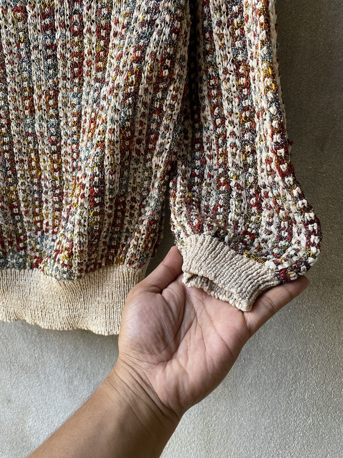 Aran Isles Knitwear × Japanese Brand Vintage Japanese Brand Knitwear Size S / US 4 / IT 40 - 4 Thumbnail