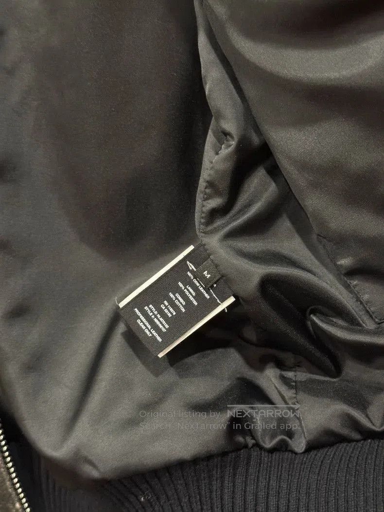 Helmut Lang HELMUT LANG Distressed Leather Jacket. Size US M / EU 48-50 / 2 - 5 Thumbnail