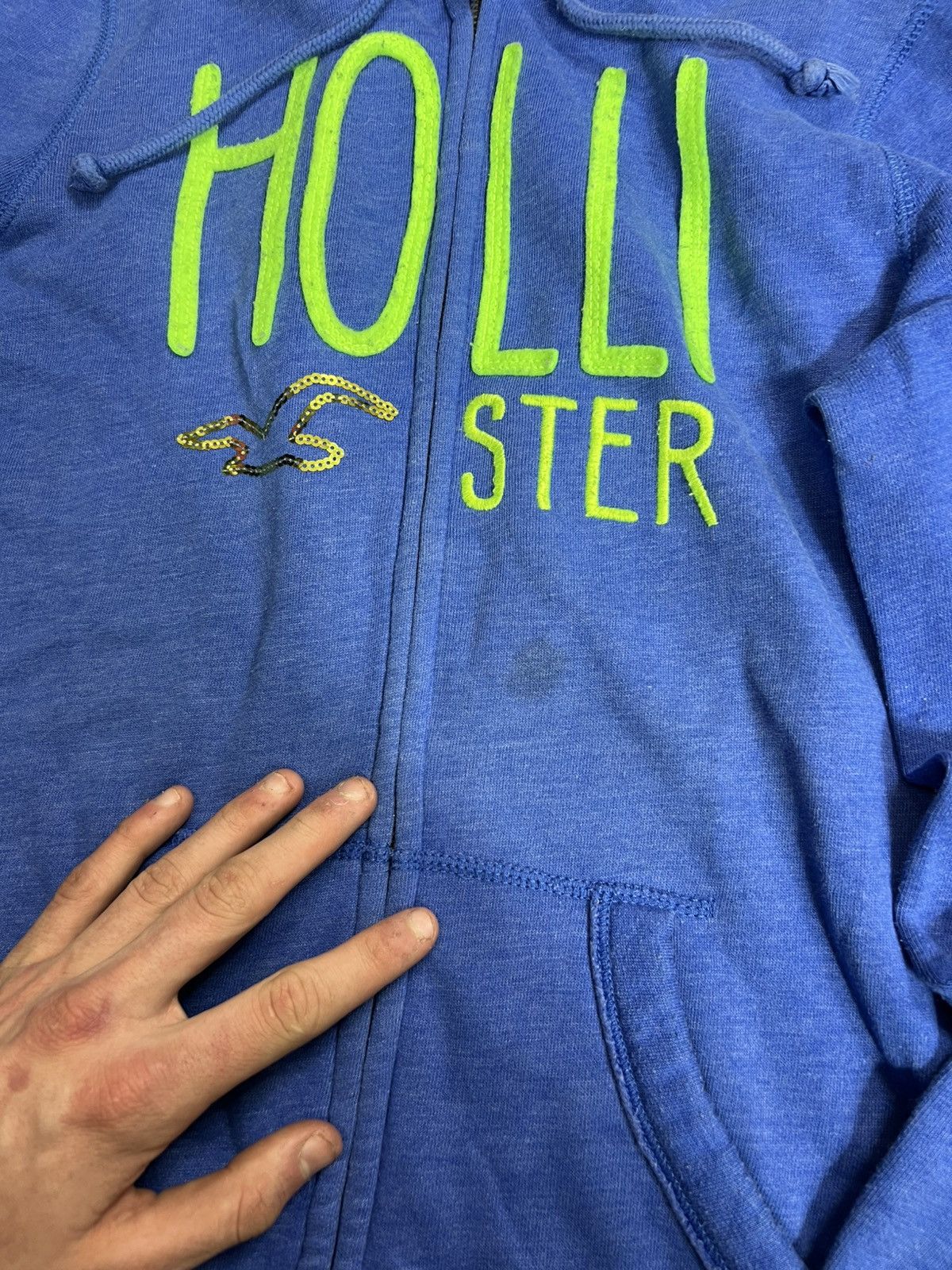 Hollister Y2K Hollister Zip-Up Y2K If6was9 style hoodie big logo Size US S / EU 44-46 / 1 - 7 Thumbnail