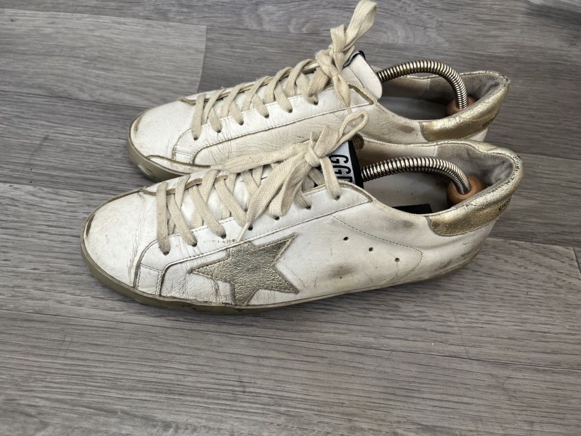 Golden Goose Golden goose superstar white leather distressed sneakers Size US 8 / EU 41 - 5 Thumbnail