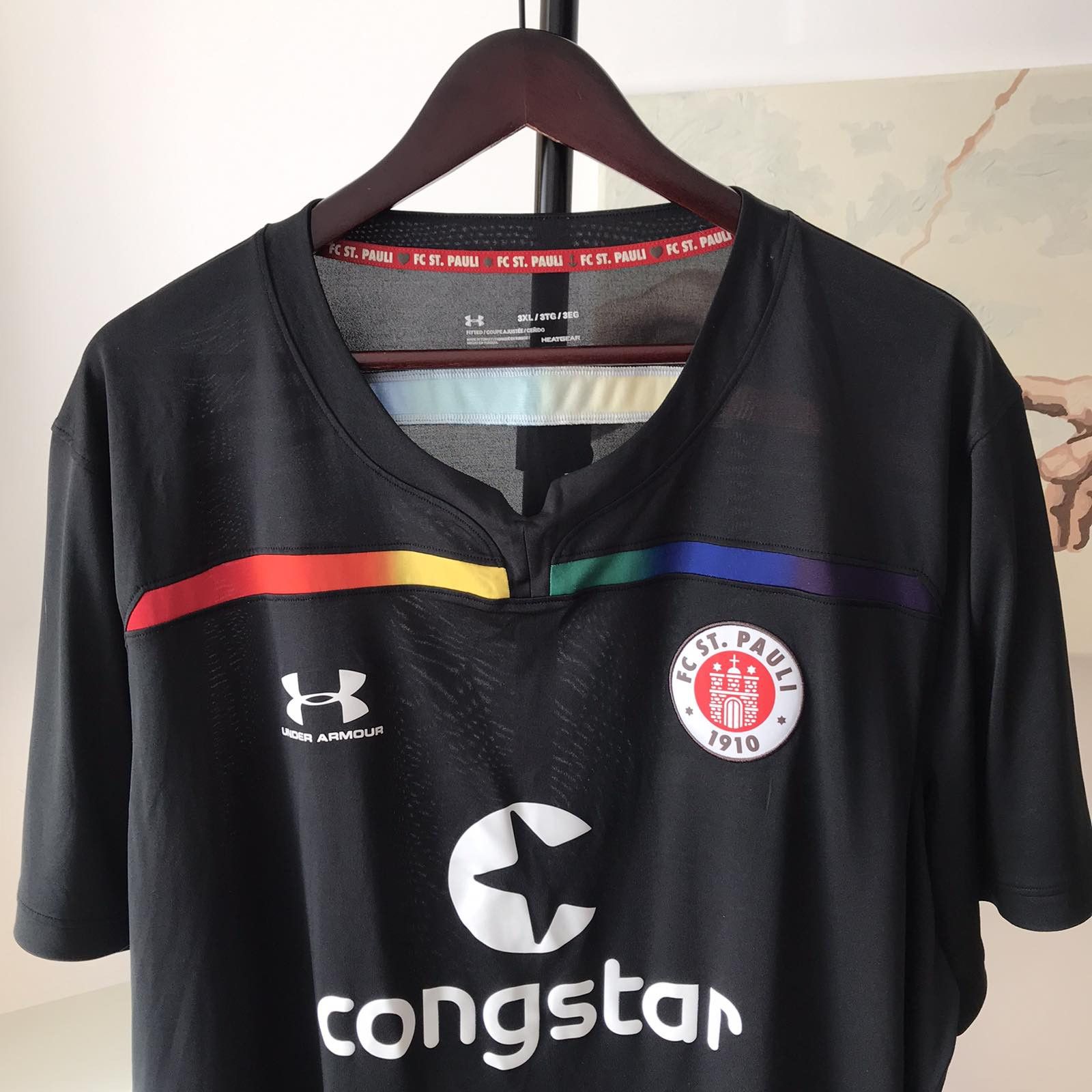 Under Armour Under Armour St Pauli Kit Blokecore Soccer Jersey Sz 3XL Size US XXL / EU 58 / 5 - 3 Thumbnail