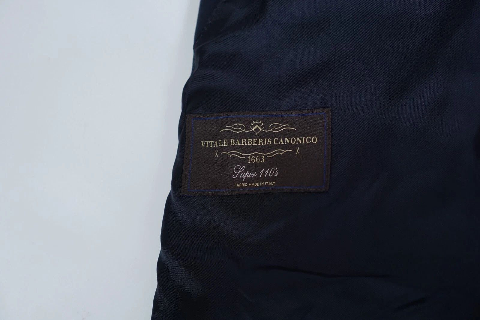 Suitsupply Men Suitsupply Blazer Lazio Pure Wool S110 Navy Blue UK/US48 Size 48R - 6 Thumbnail