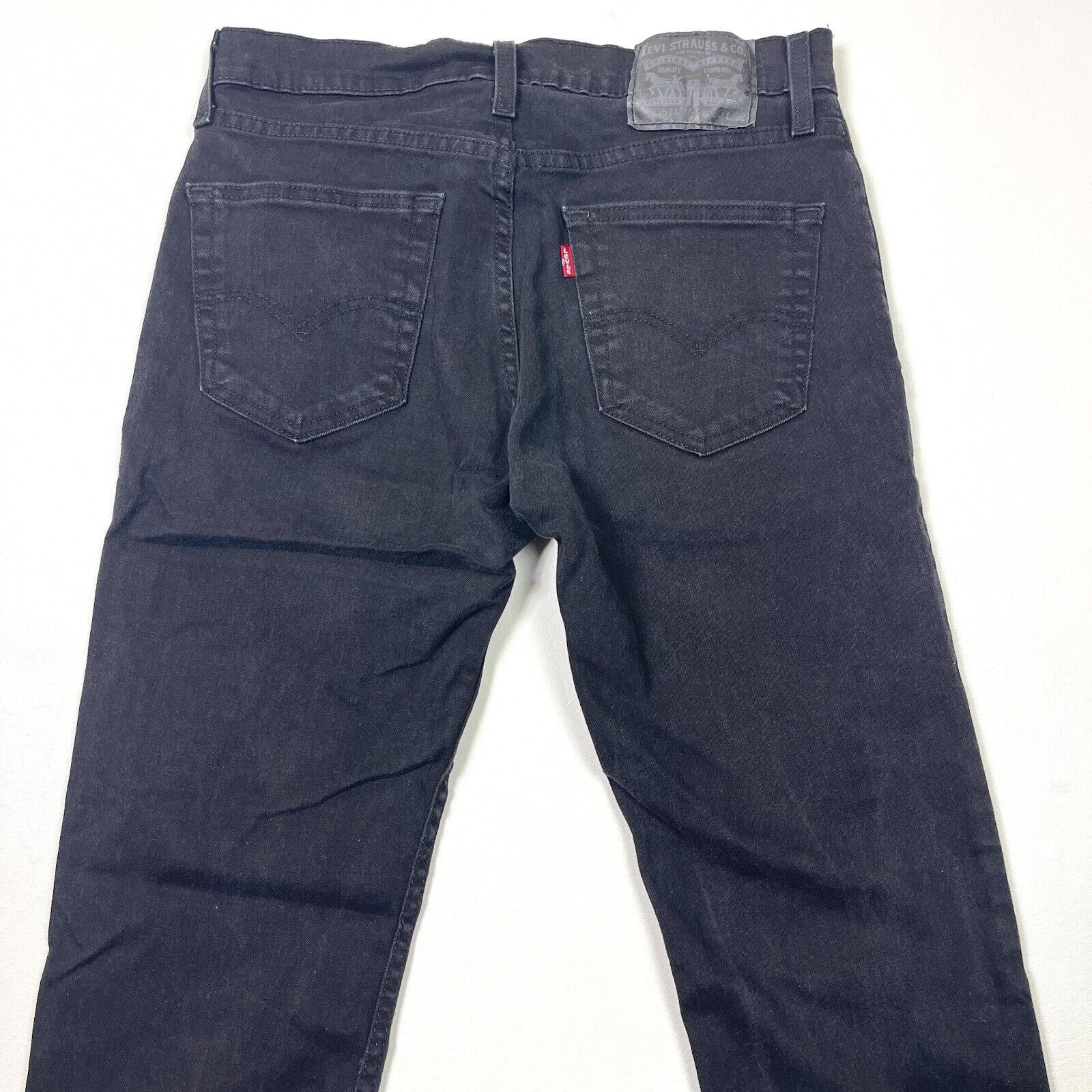 Levi's levis 511 washed black mens jeans pants size 30x32 Size US 30 / EU 46 - 8 Thumbnail