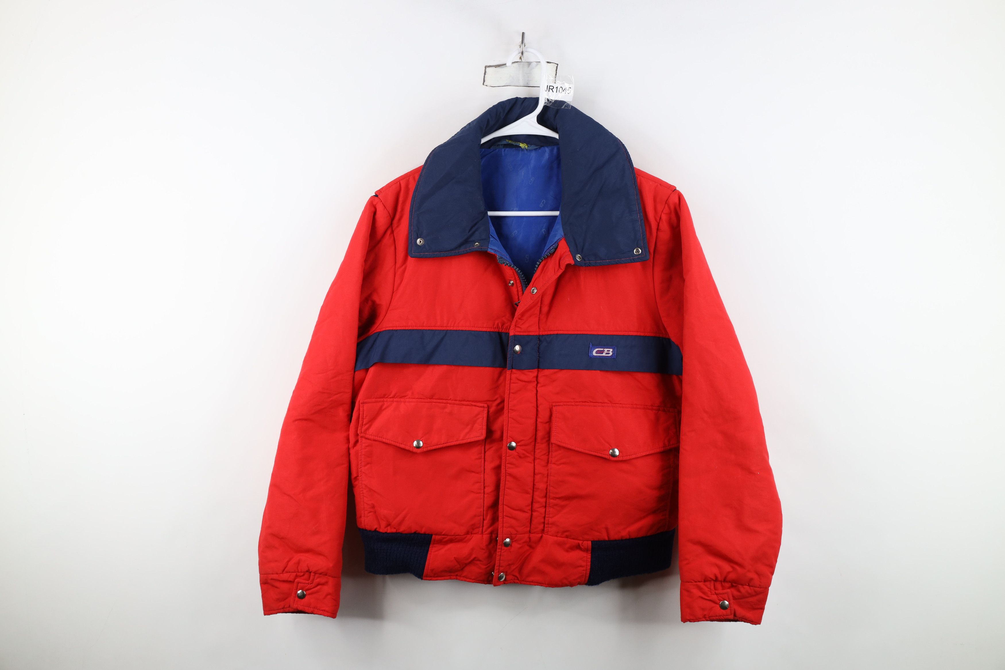 Vintage Vintage 80s 90s Streetwear Waterproof Sailing Bomber Jacket Size US L / EU 52-54 / 3 - 1 Thumbnail