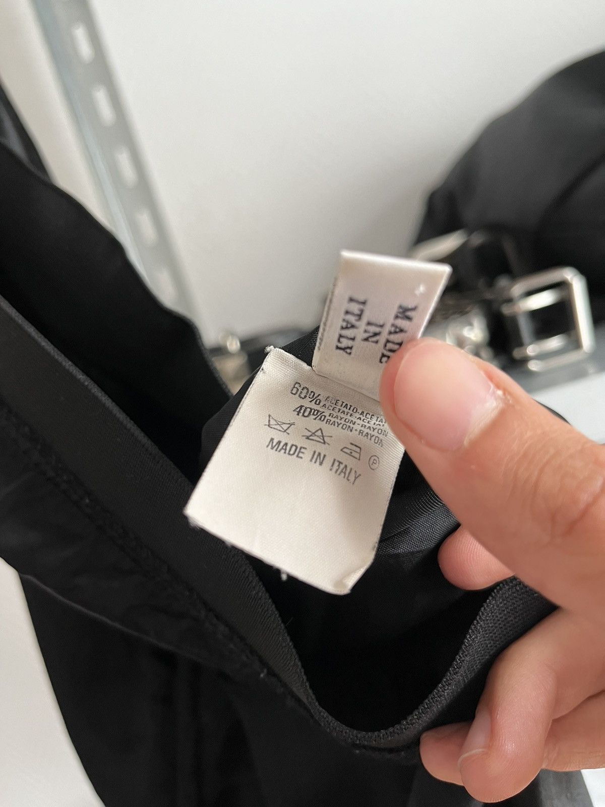 Maison Margiela SS1995 Inside Out Permanently Creased Lining Skirt Size 27" / US 4 / IT 40 - 8 Thumbnail