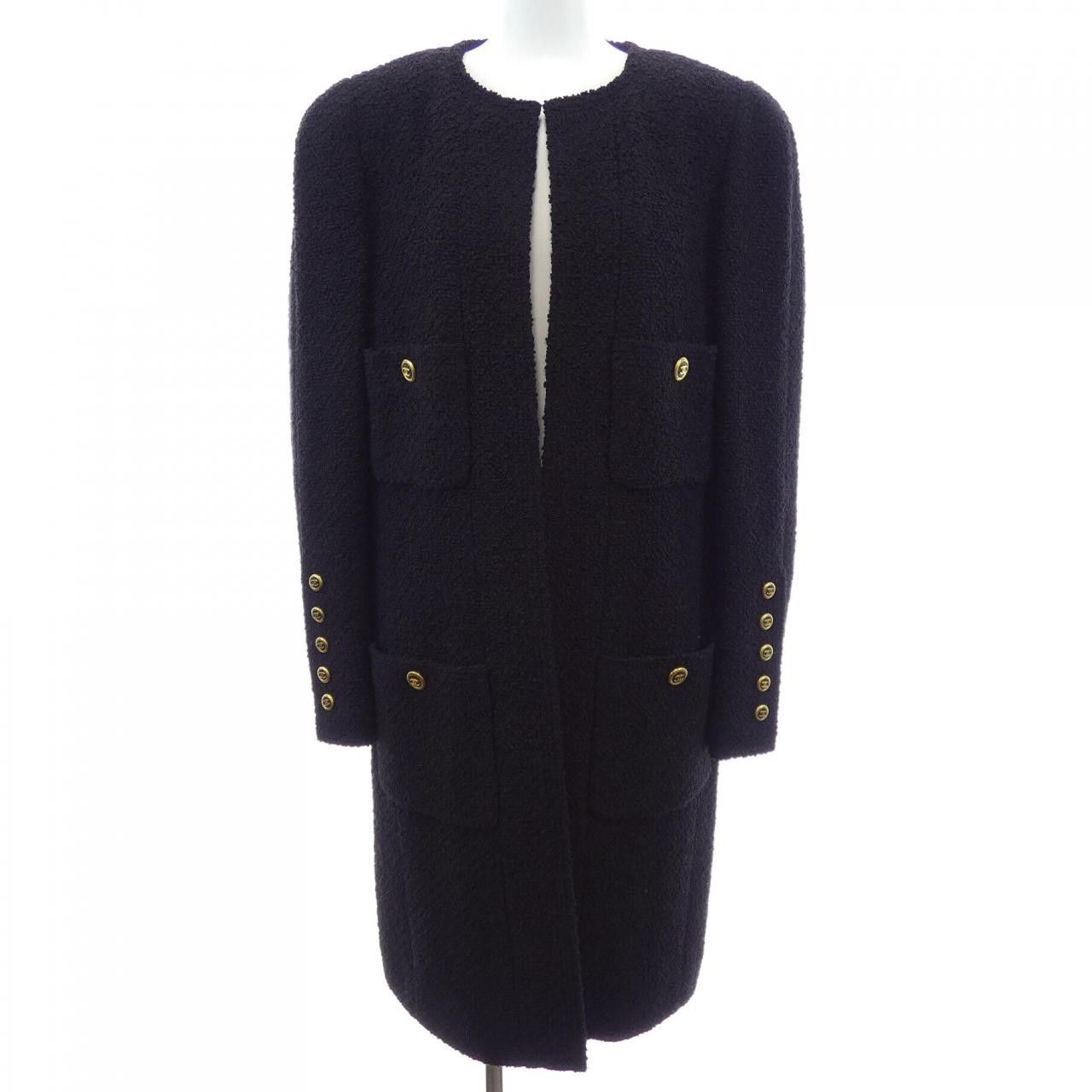 Chanel Chanel Chanel Vintage Wool Coat Others Outerwear P03593V03502 DUTY FREE for USA Size ONE SIZE - 1 Thumbnail