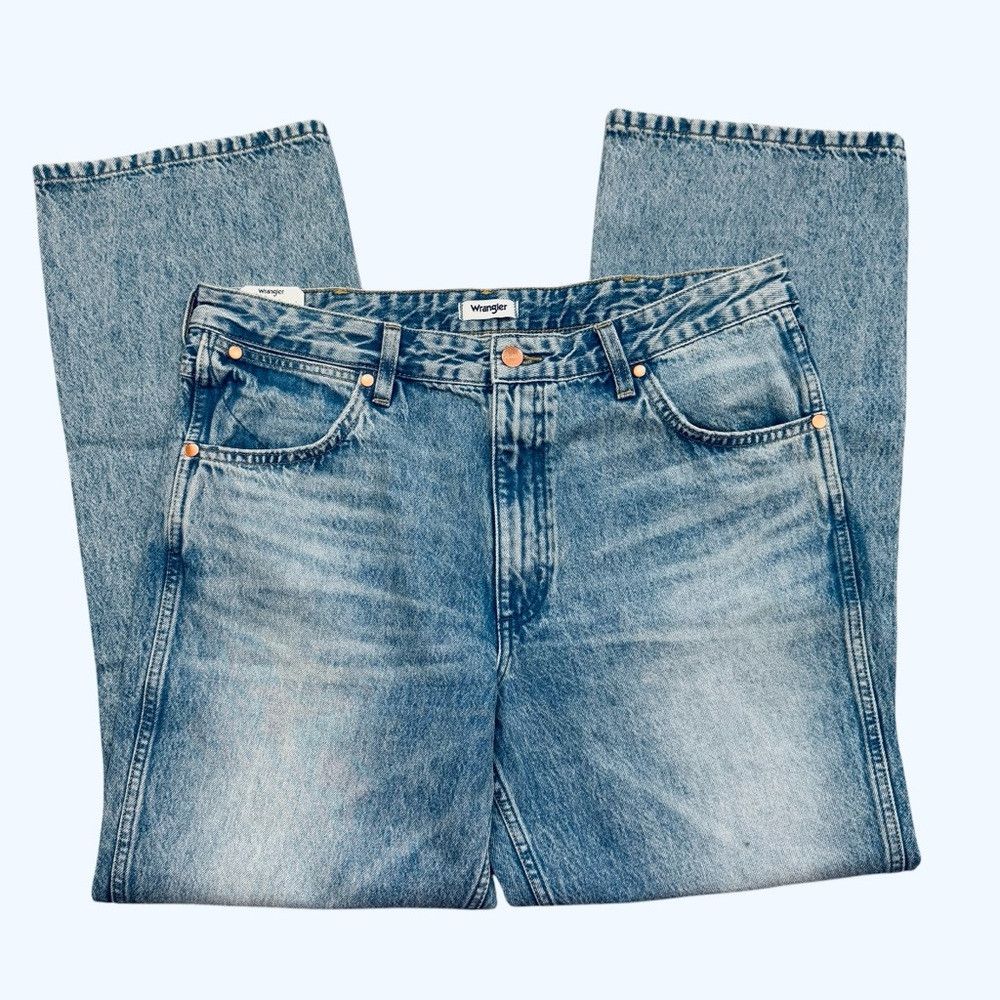 Wrangler NWT New Wrangler Wrancher High Rise Bootcut Jeans Size 32 x Size 32" / US 10 / IT 46 - 4 Thumbnail