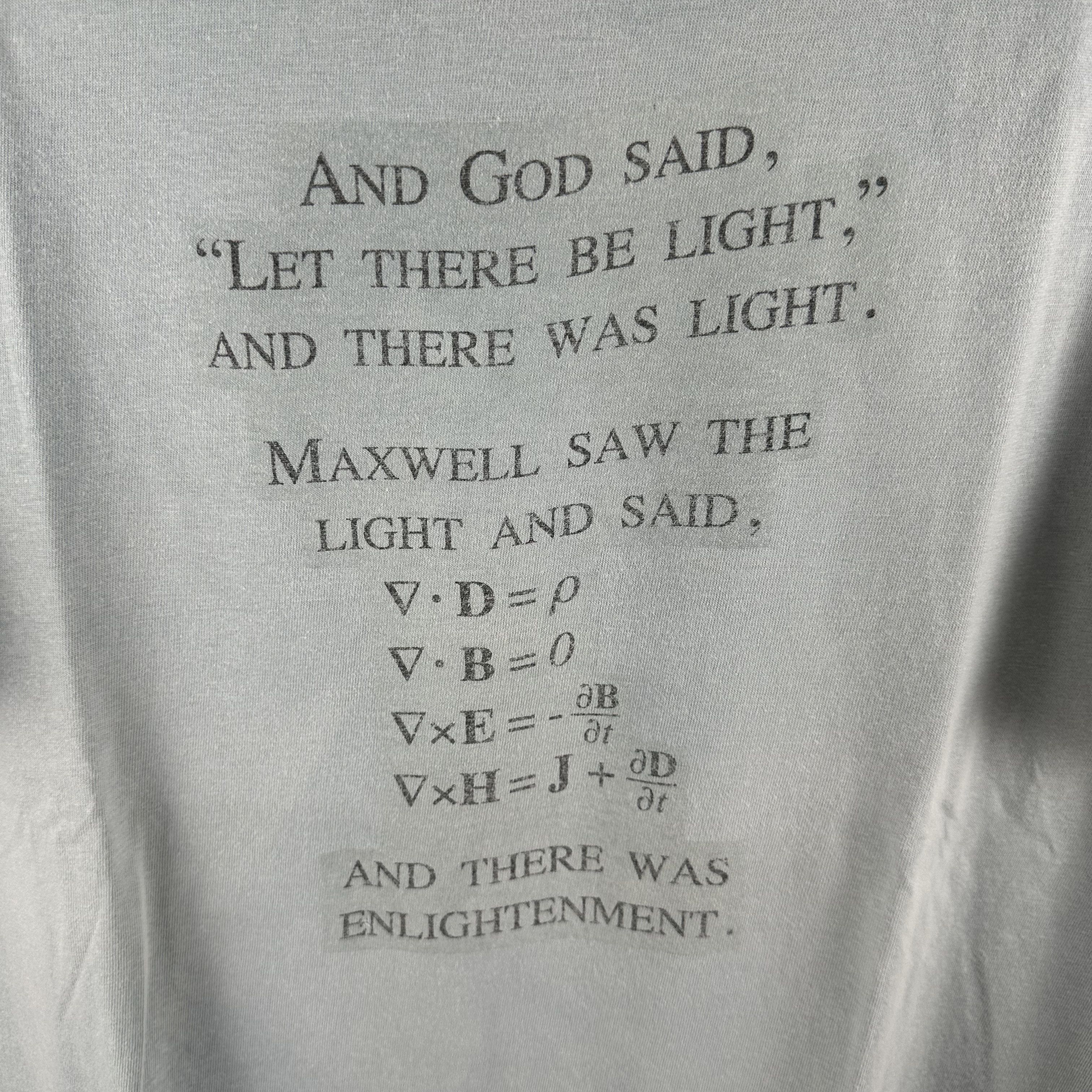 Vintage 90s And God Said Let There Be Light Maxwell Science Tee Size US XL / EU 56 / 4 - 2 Thumbnail