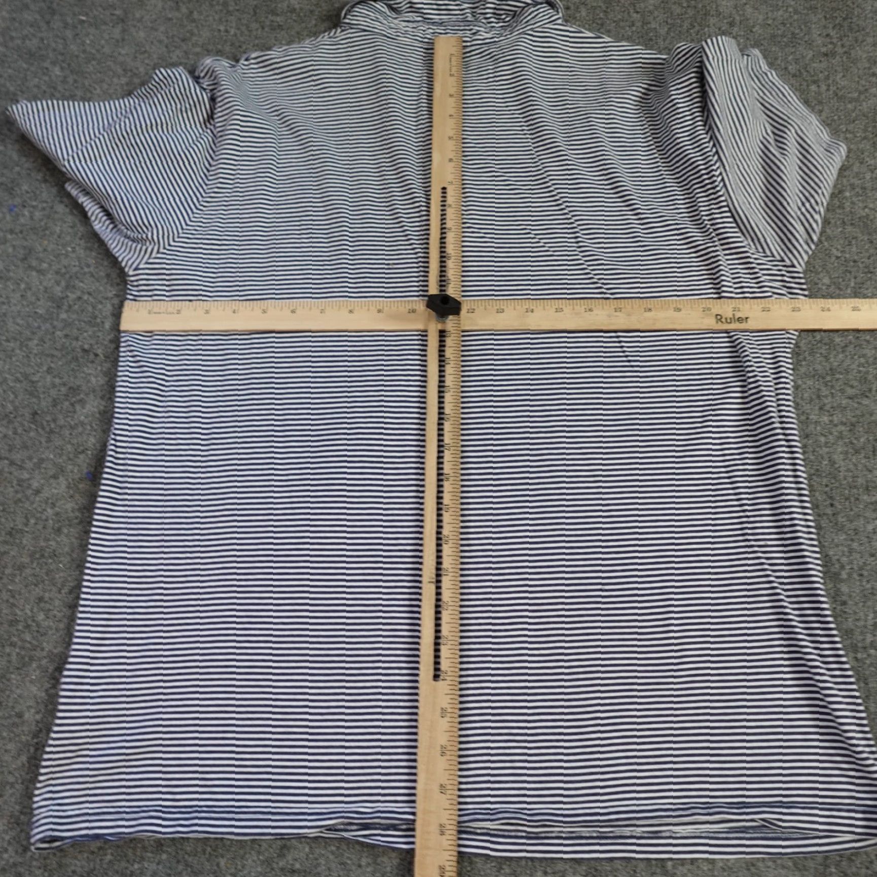 johnnie-O johnnie-O Polo Shirt XL Blue White Striped Pocket 100% Cotton Polo Men XL Blue Striped Pocket 100% Cotton Sports Golf Performance Size US XL / EU 56 / 4 - 4 Thumbnail