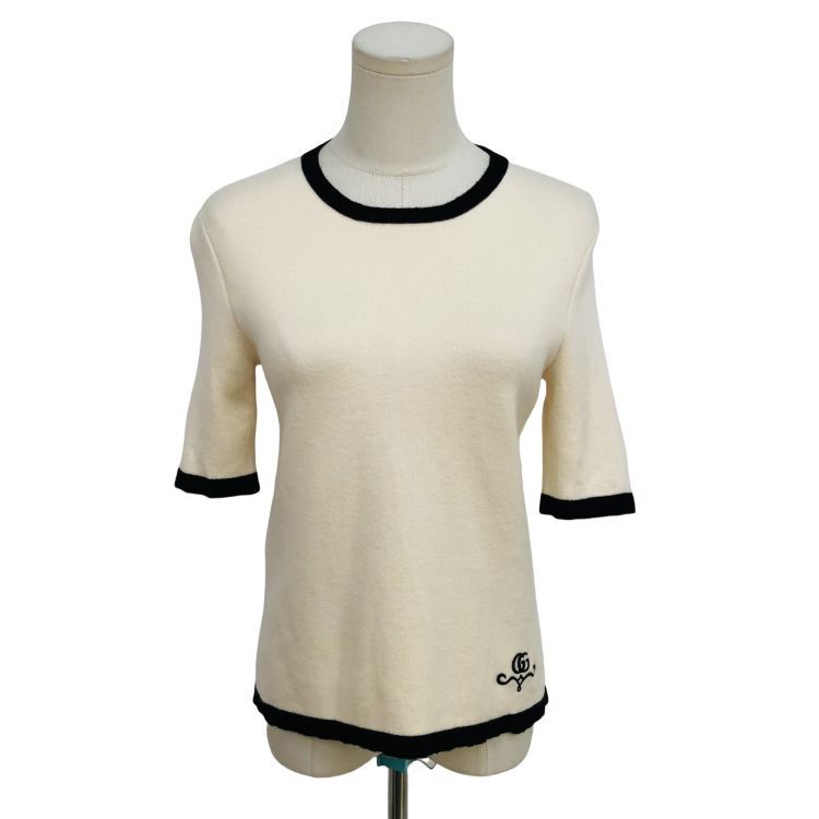 Gucci Gucci GG Logo Knit Top Size XS Size XS / US 0-2 / IT 36-38 - 1 Thumbnail