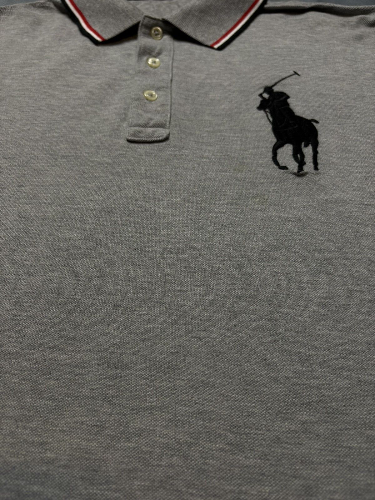 Polo Ralph Lauren × Vintage Ralph Lauren Long Sleeve Polo Shirt Grey – Size M Size US M / EU 48-50 / 2 - 5 Thumbnail