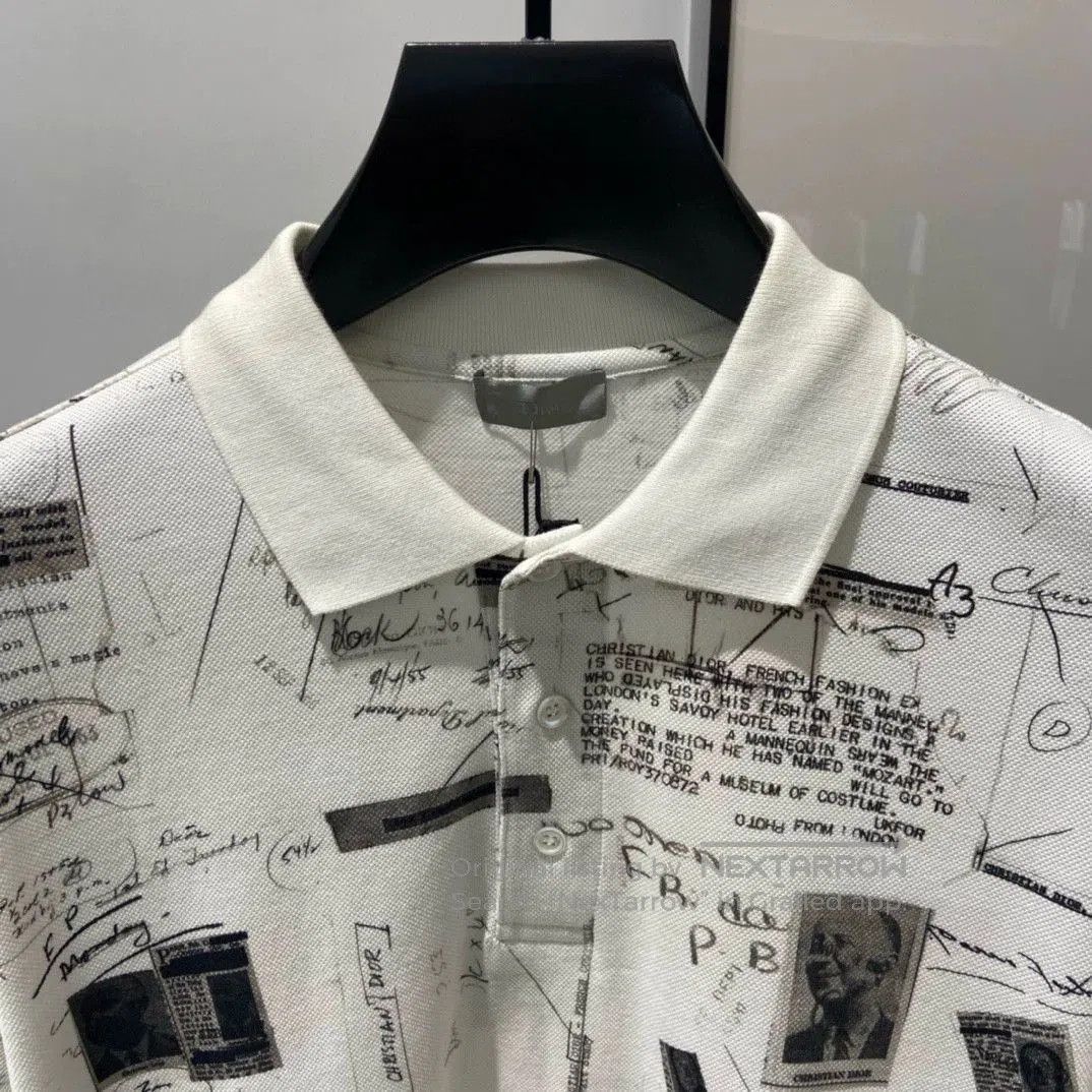 Dior Dior Men's White Slim Short Sleeve Polo. Size US S / EU 44-46 / 1 - 3 Thumbnail