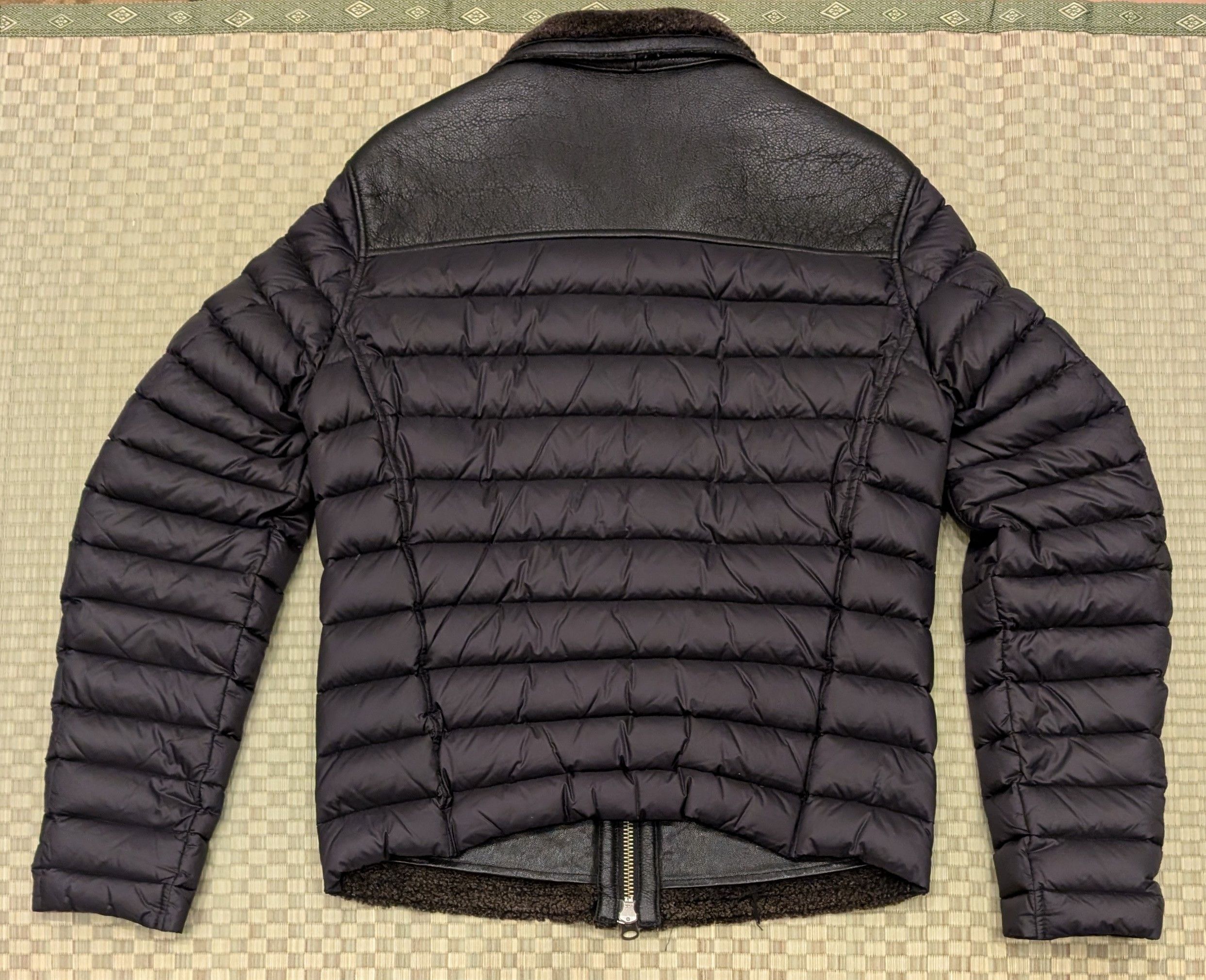 Other RARE Suprema Lab Leather Shearling Down Jacket Made in Italy Size US M / EU 48-50 / 2 - 3 Thumbnail