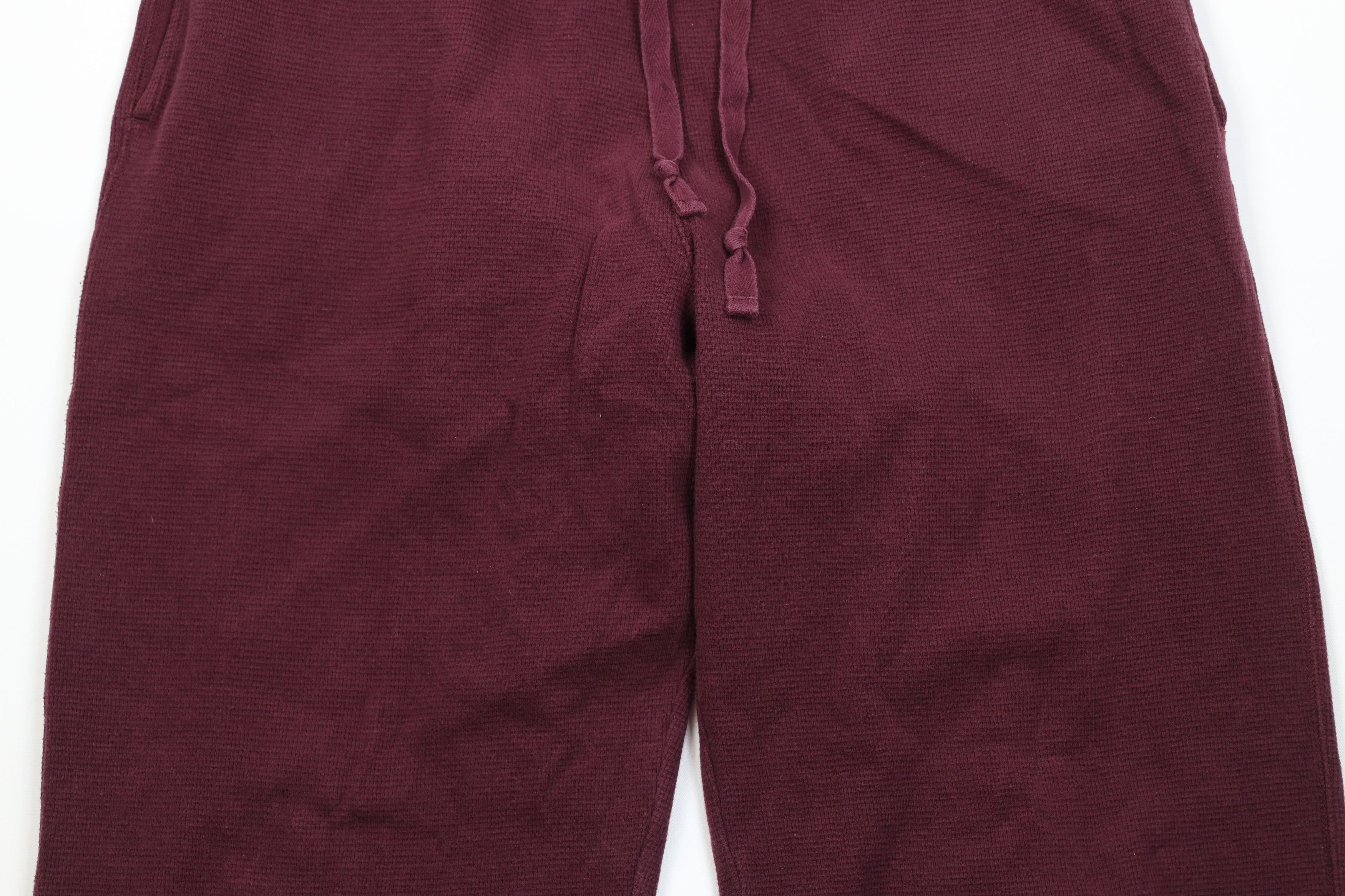 Ralph Lauren Vintage 90s Y2K Ralph Lauren Waffle Knit Wide Leg Pants Size US 34 / EU 50 - 3 Thumbnail