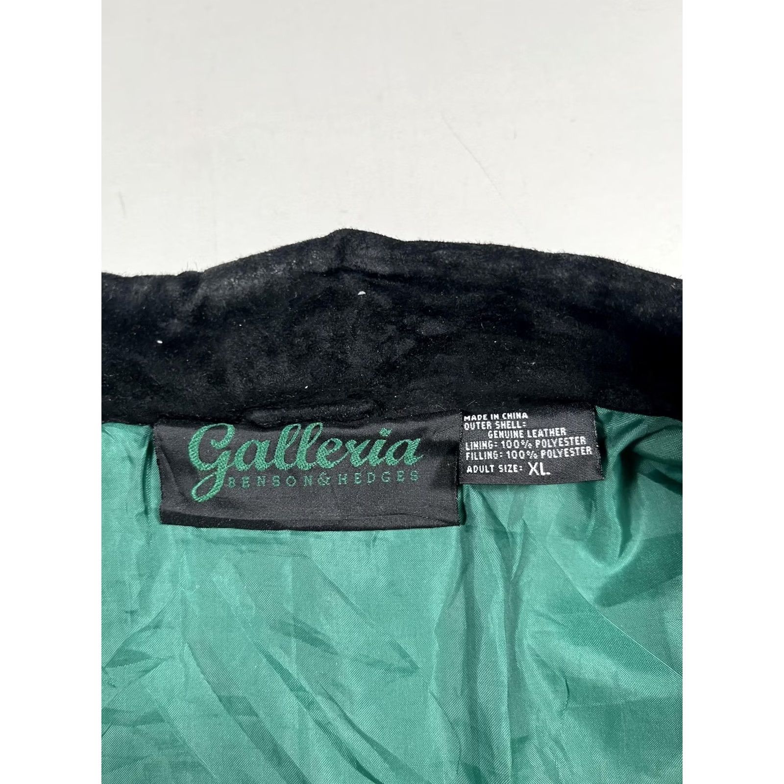 Vintage VINTAGE Galleria Benson & Hedges Jacket Mens XL Black Leather Bomber Lined 90s Size US XL / EU 56 / 4 - 3 Thumbnail
