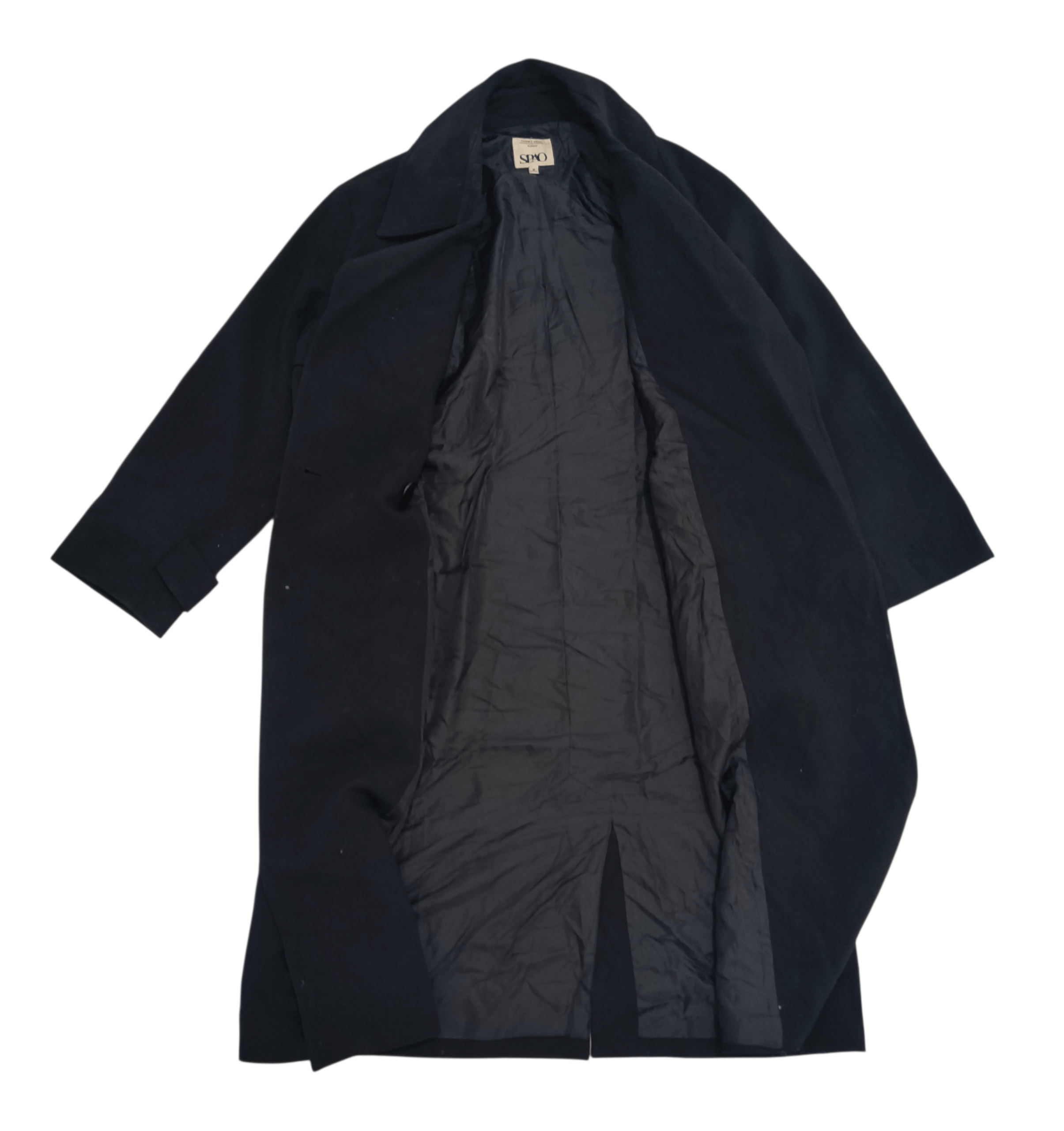 Other SPAO Women's Black Korean Trench Coat / Spy Coat Size M / US 6-8 / IT 42-44 - 5 Thumbnail