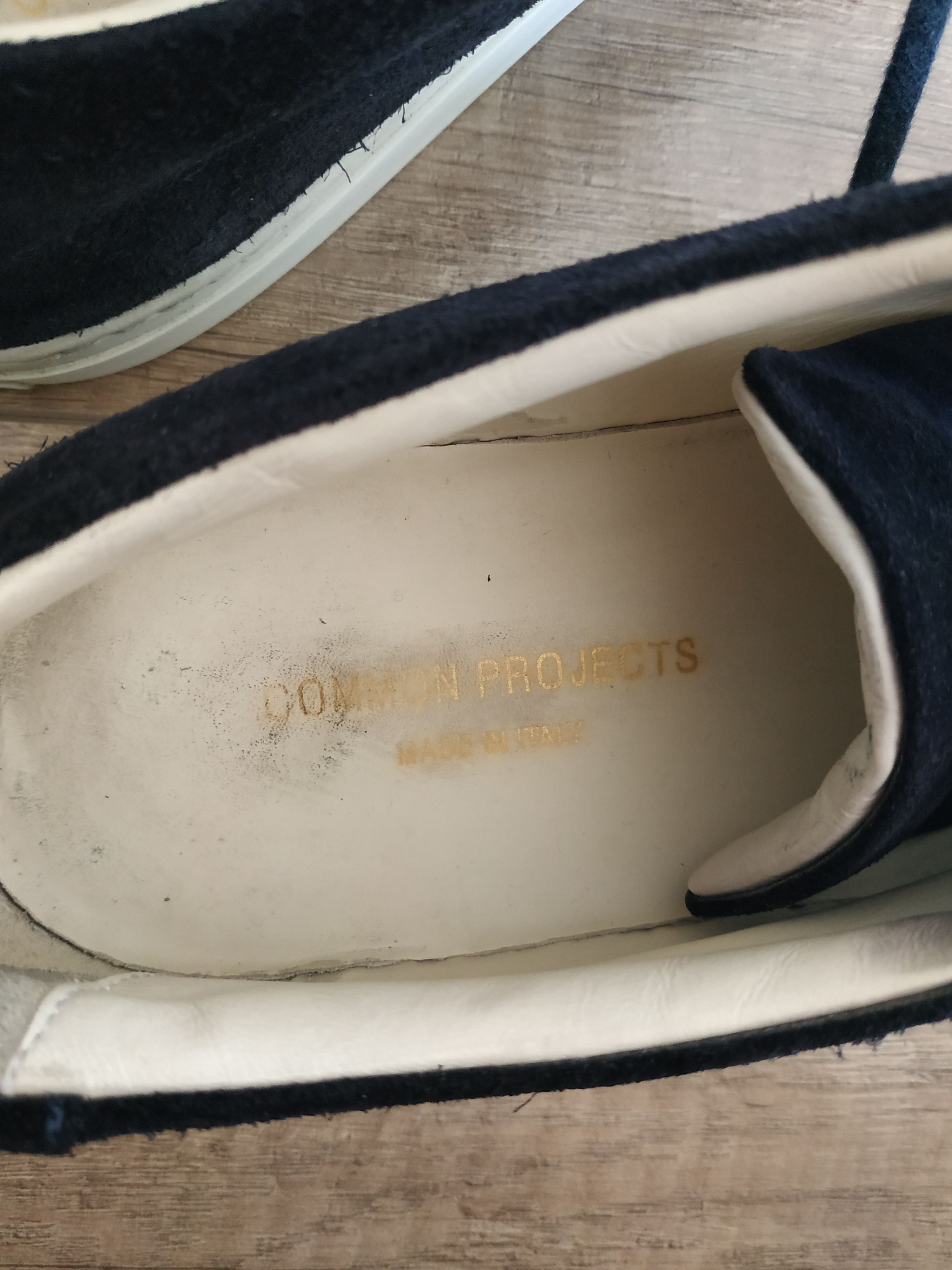 Common Projects COMMON PROJECTS Men’s Navy Suede Sneakers Shoes, EU 42/43 Size US 9.5 / EU 42-43 - 11 Thumbnail