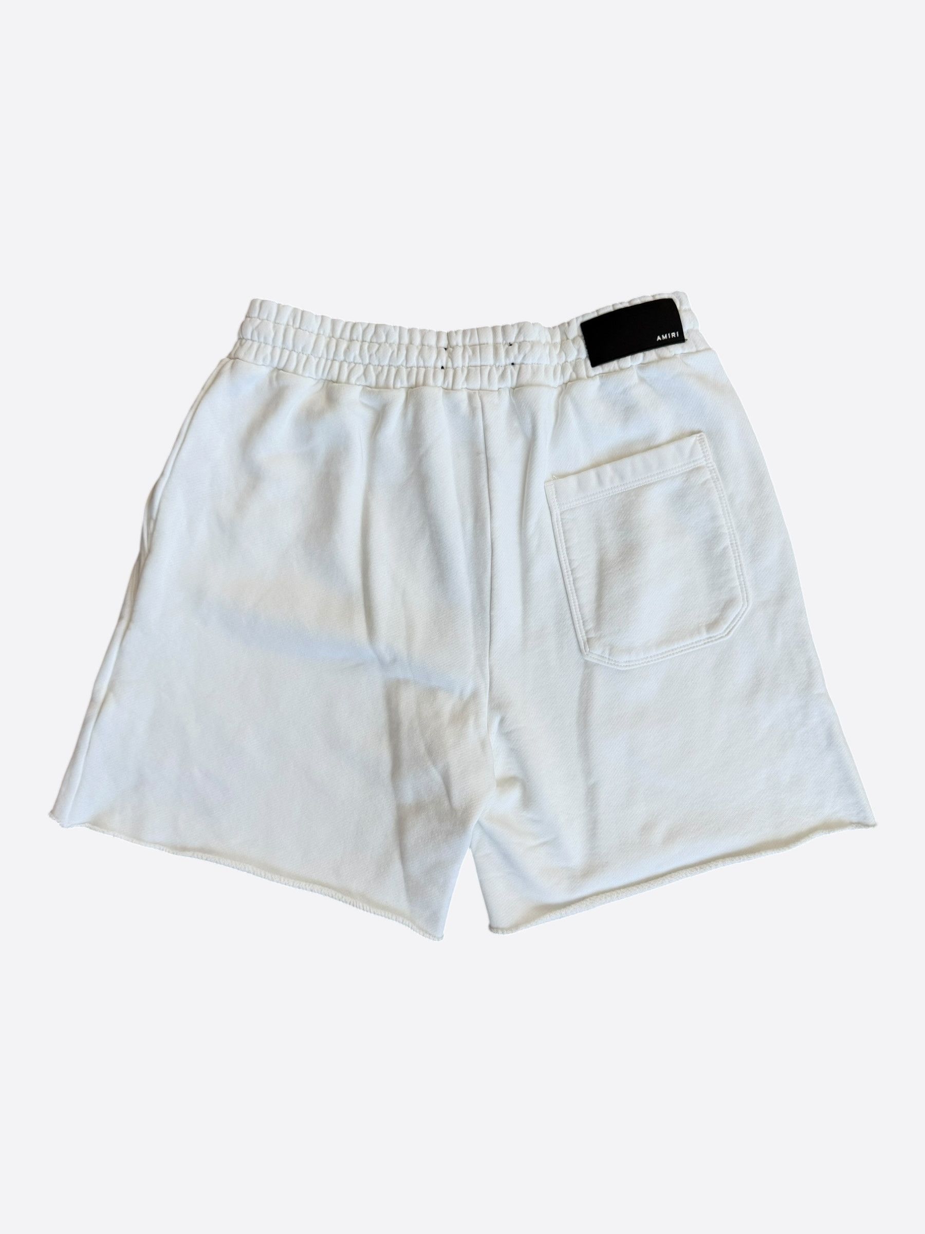 Amiri Amiri White & Black 22 Logo Shorts Size US 34 / EU 50 - 2 Thumbnail