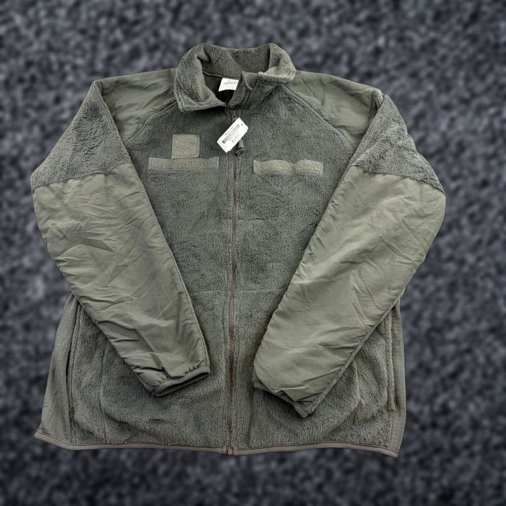 Vintage Peckham, Inc. Jacket Mens MT Green Fleece Cold Weather GEN III Military Army Jacket zip pocket Insulated Lined Full Zip Casual Workwear Outdoor Size US M / EU 48-50 / 2 - 1 Thumbnail