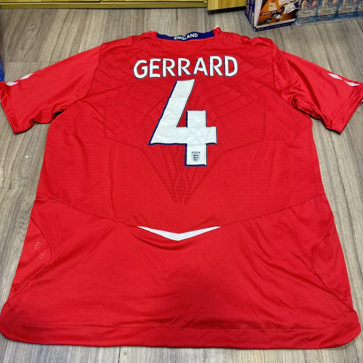 Umbro England 08/10 away shirt #4 Gerrard Size US XL / EU 56 / 4 - 2 Thumbnail