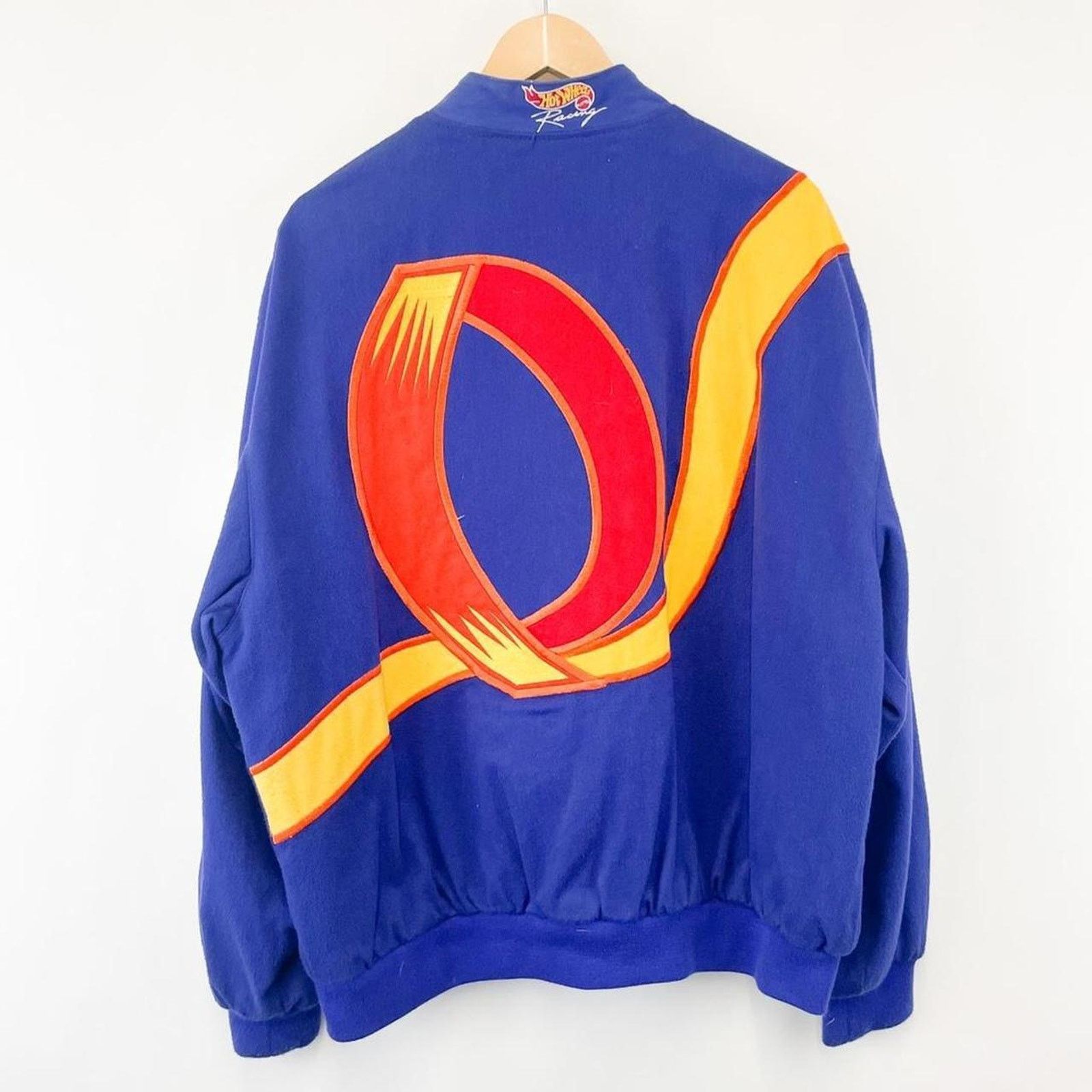 Chase Authentics Vintage Jeff Hamilton Hot Wheels Racing Jacket Blue Mens XL Size US XL / EU 56 / 4 - 3 Thumbnail