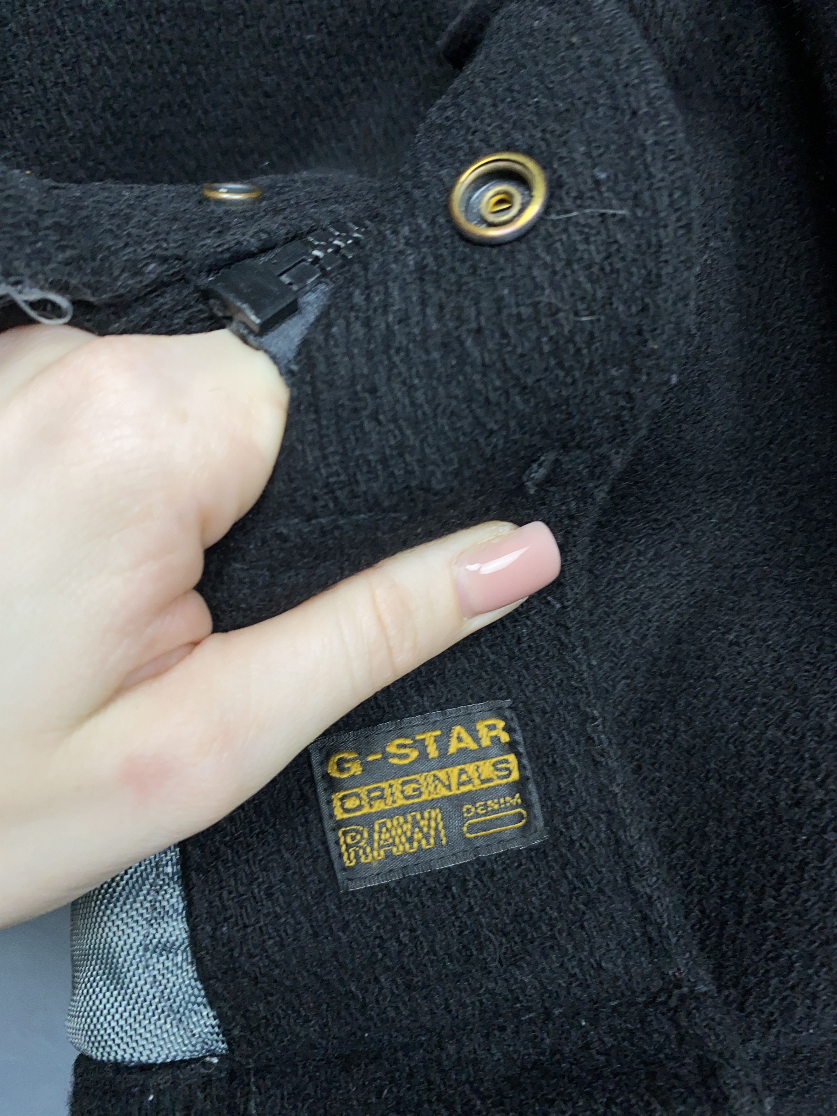 G-Star G Star Raw Vintage Wool Ward P Coat Jacket Size US L / EU 52-54 / 3 - 5 Thumbnail