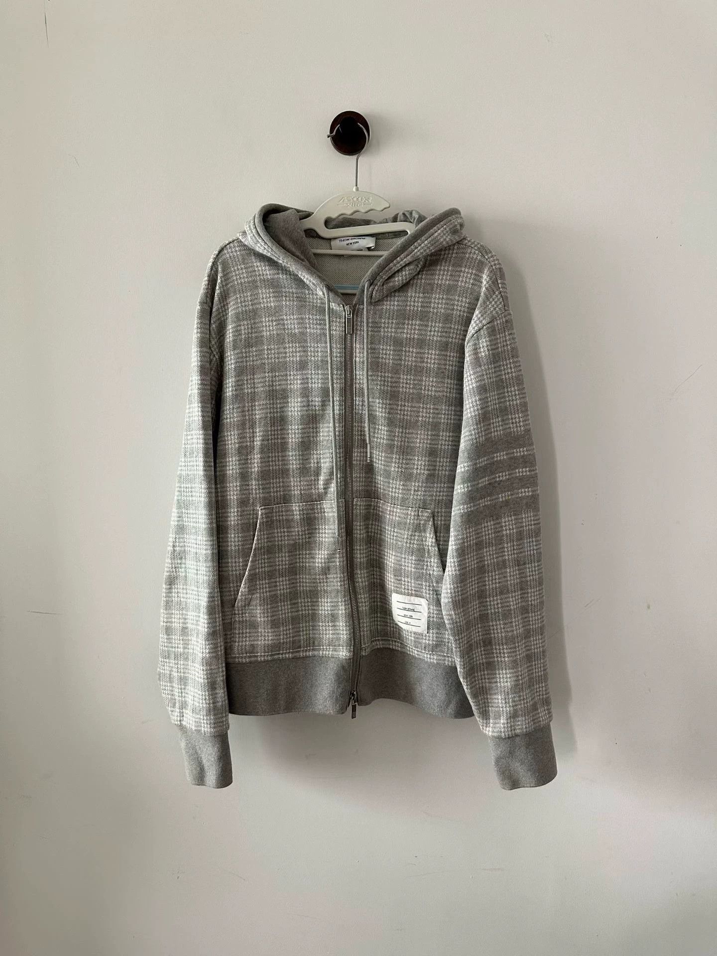 Thom Browne Thom Browne Plaid Zip Hoodie 4 2 Wears Size US XL / EU 56 / 4 - 1 Thumbnail
