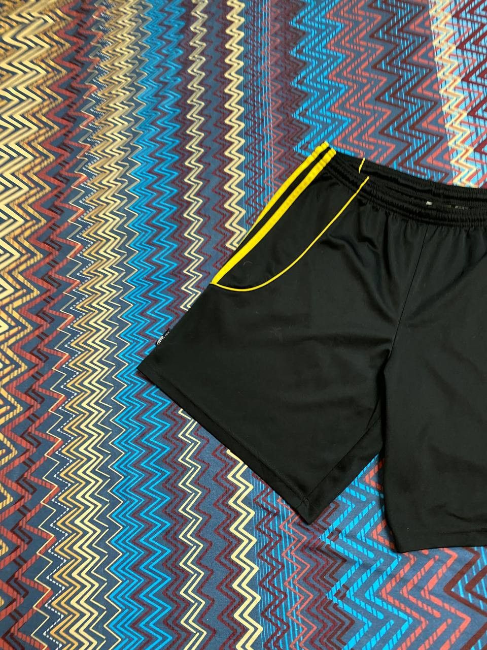 Adidas shorts black streetwear Vintage Y2K ADIDAS logo Size US 32 / EU 48 - 11 Thumbnail