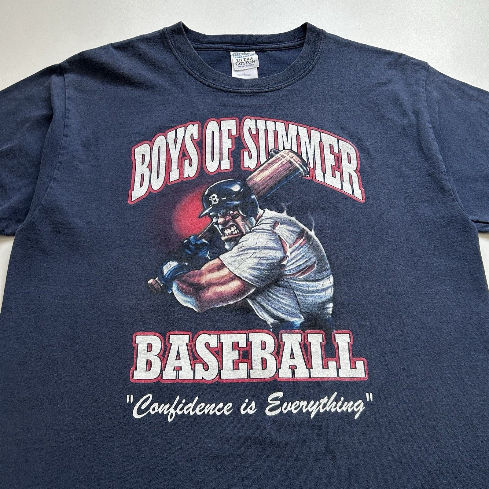 Gildan Vintage Boys Of Summer Baseball T Shirt Large Y2K MLB Funny Size US L / EU 52-54 / 3 - 2 Thumbnail
