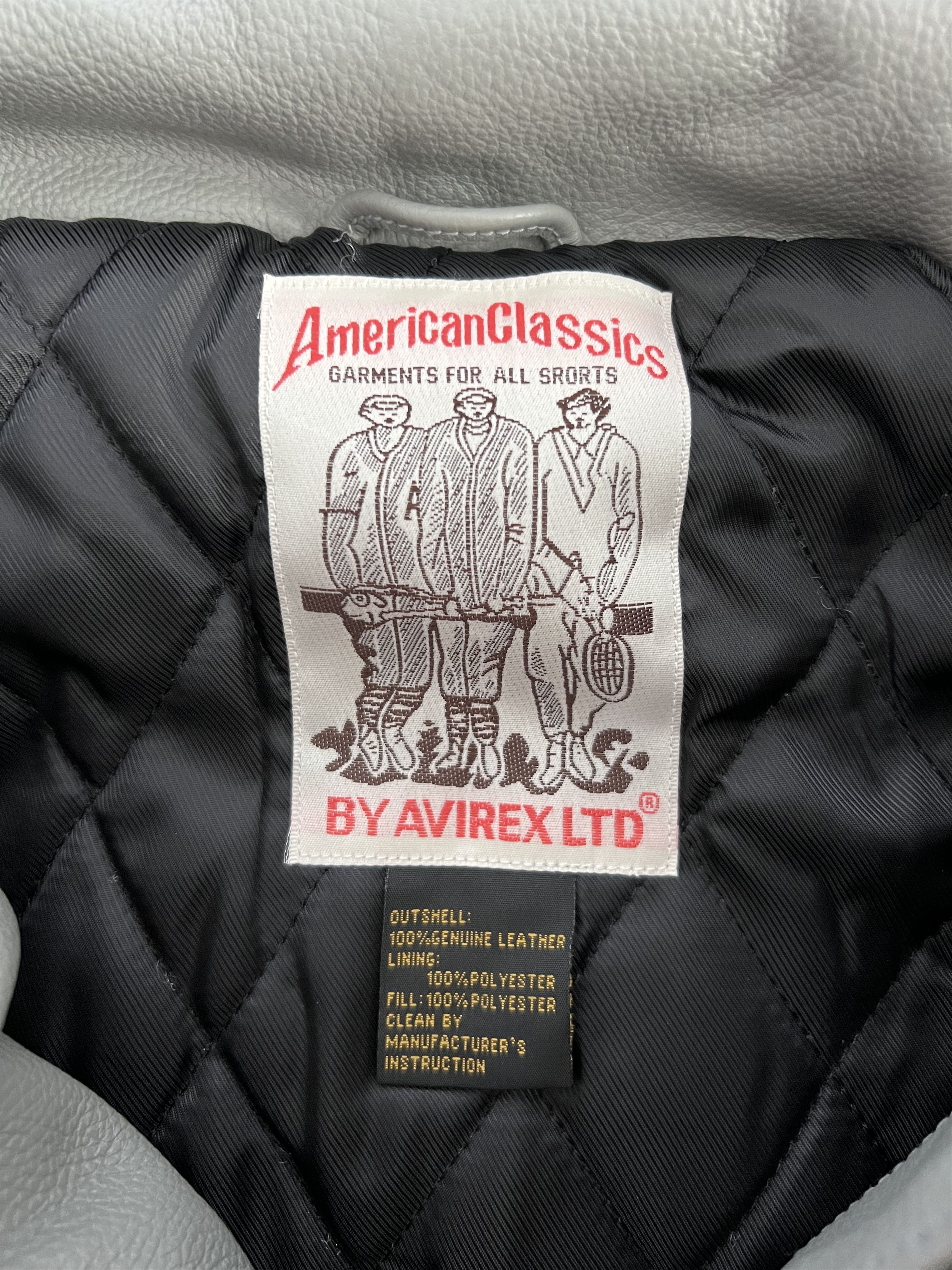 Avirex × Palace Palace Avirex Leather Jacket in Grey Size US L / EU 52-54 / 3 - 11 Thumbnail