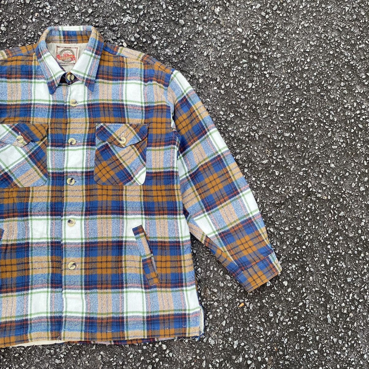 Japanese Brand × Vintage Vintage Checkered Board Double Pocket Button Up Size US L / EU 52-54 / 3 - 3 Thumbnail