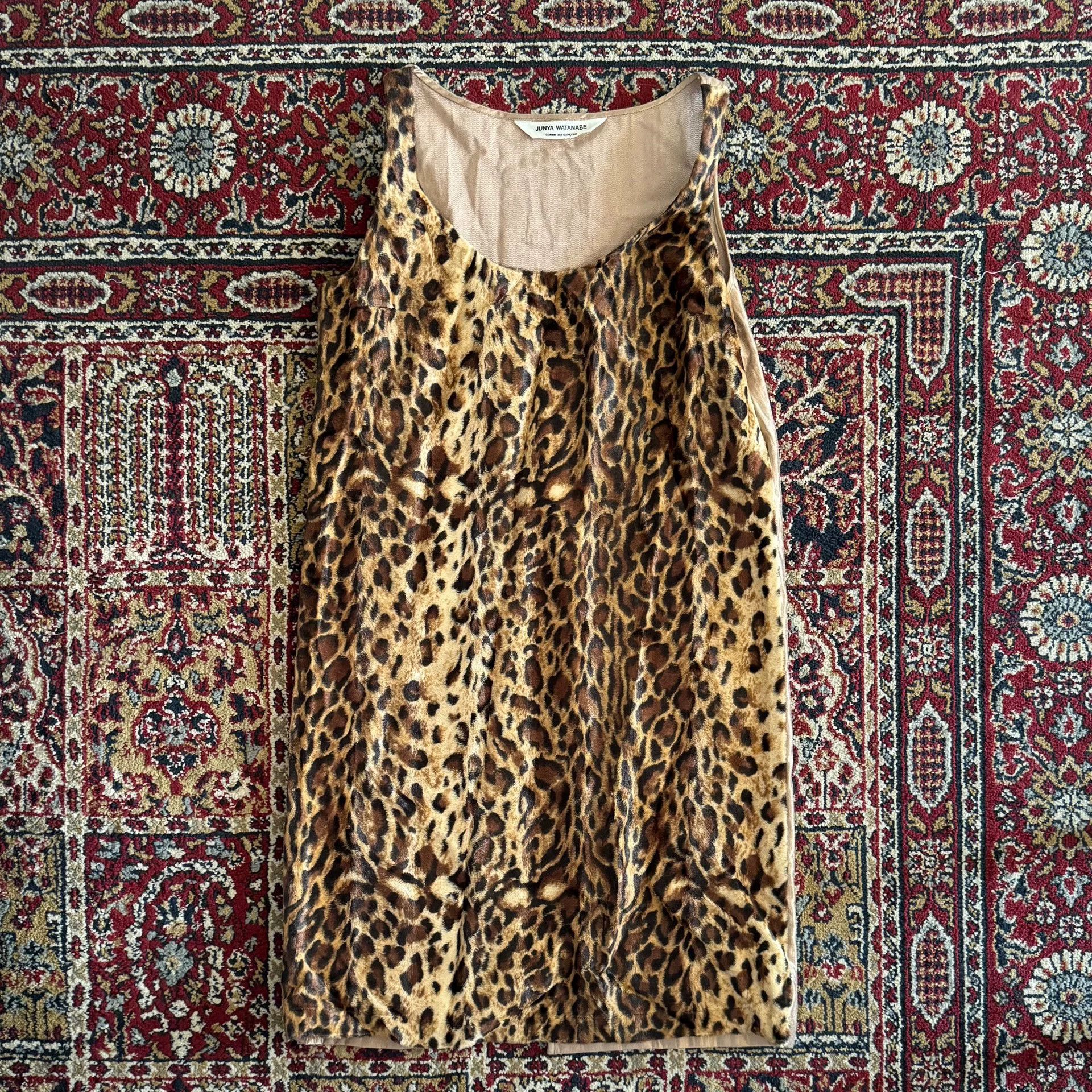 Junya Watanabe Junya Watanabe CDG Leopard Patchwork Dress Size M / US 6-8 / IT 42-44 - 1 Thumbnail