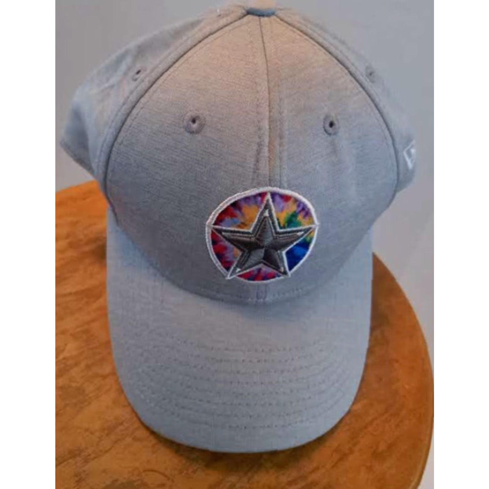 New Era New Era Intercept Cancer Dallas Cowboys Hat 9Forty Adjustable Unisex Adults Baseball Cap Multicolor Cotton Poly Embroidered Cowboys Theme Size ONE SIZE - 2 Thumbnail