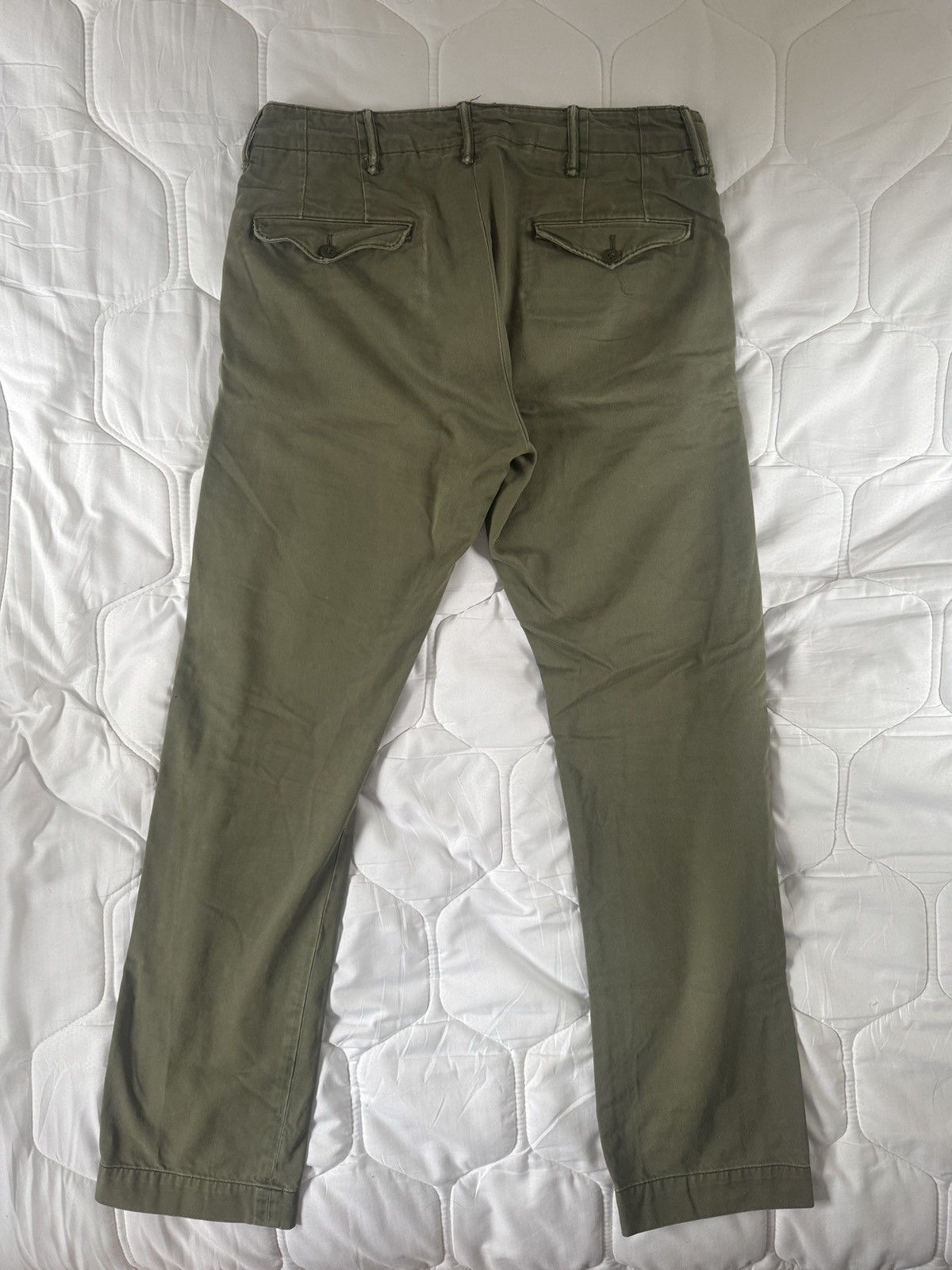 RRL Ralph Lauren RRL officer chino trousers pants 29x30 Size US 32 / EU 48 - 2 Thumbnail
