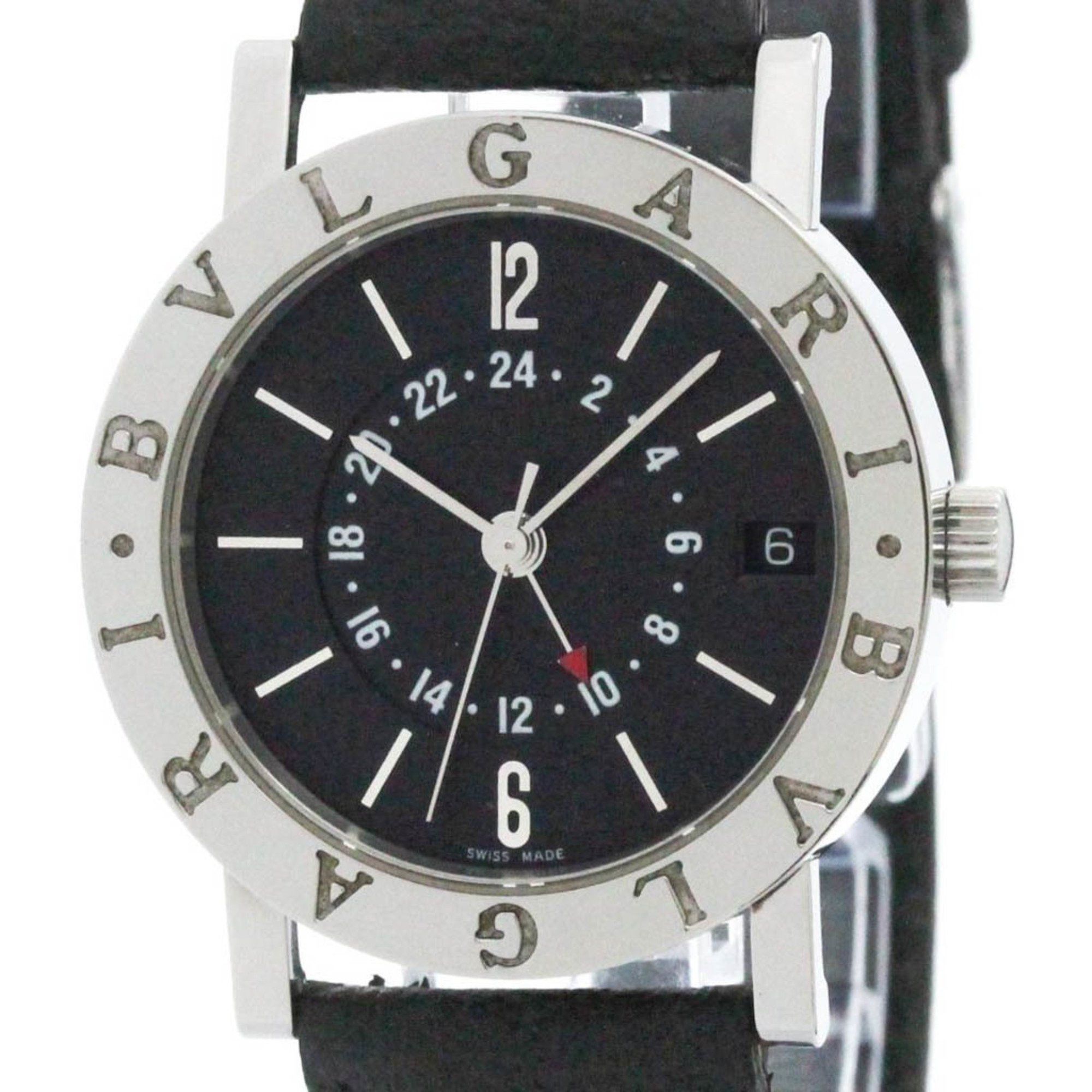 Bvlgari Polished BVLGARI BVLGARI-BVLGARI GMT Automatic Mens Watch BB33SLGMT BF581036 Size ONE SIZE - 1 Thumbnail