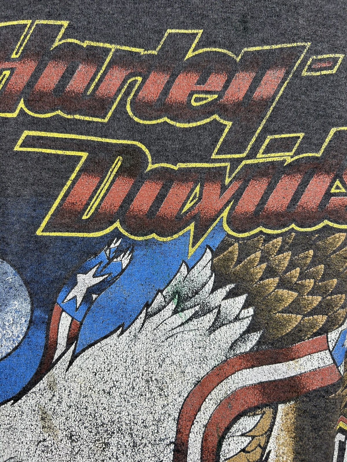 Harley Davidson × Vintage Vintage 90s Harley Davidson First in Flight T shirt Size US L / EU 52-54 / 3 - 10 Thumbnail